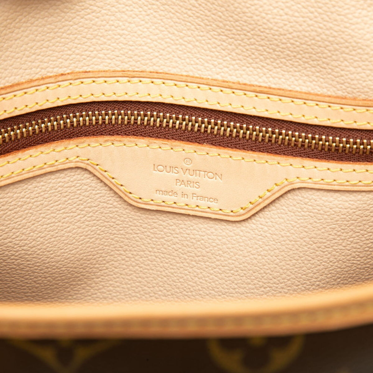 Louis Vuitton Brown Pvc Leather Shoulder Bag Tote Bag (Pre-Owned)
