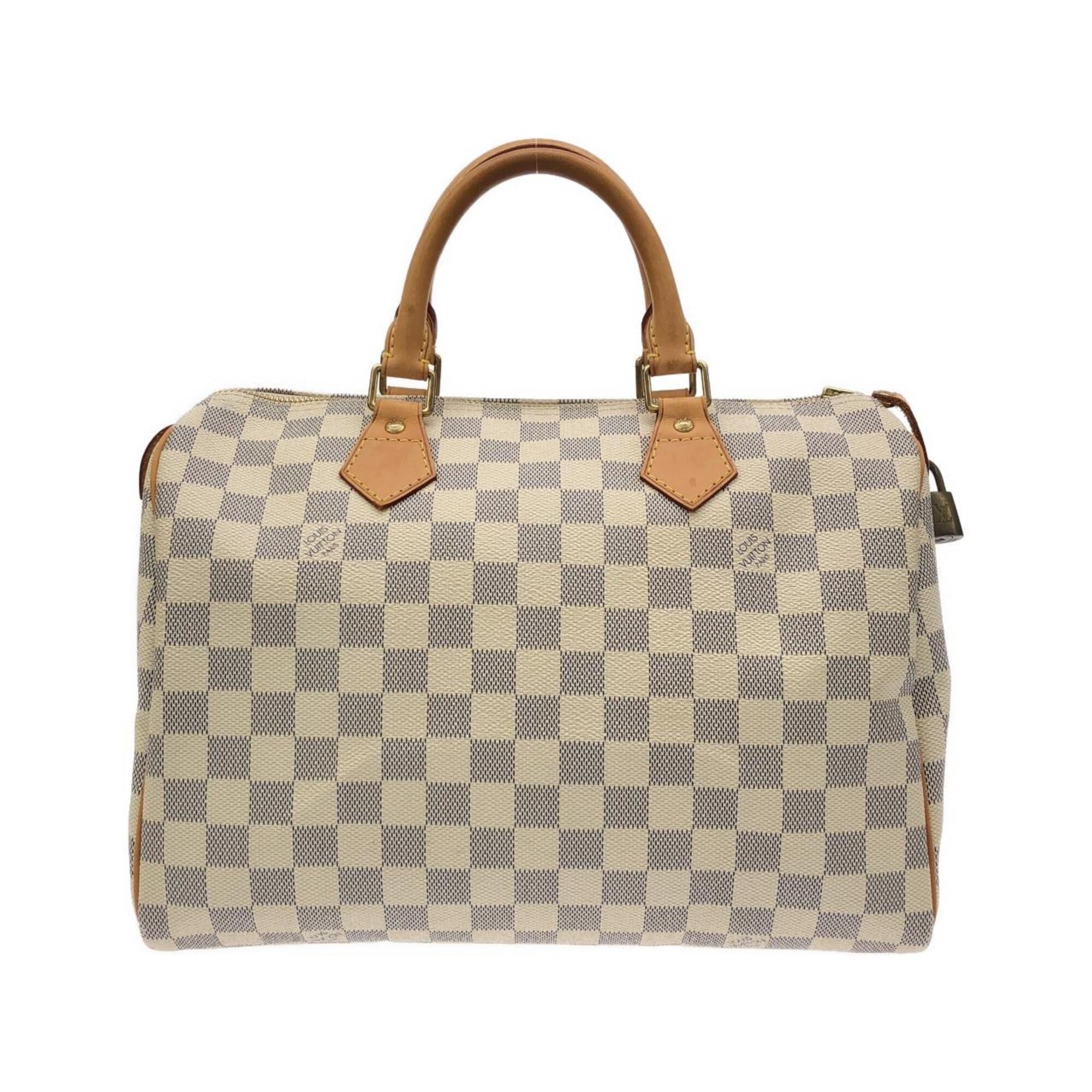 Louis Vuitton Azur Coated Canvas Boston Bag (Pre-Owned)