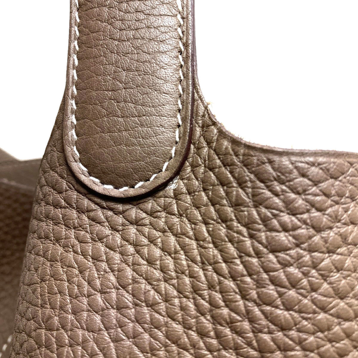 Hermes Picotin Etoupe Gray Handbag (Pre-Owned)
