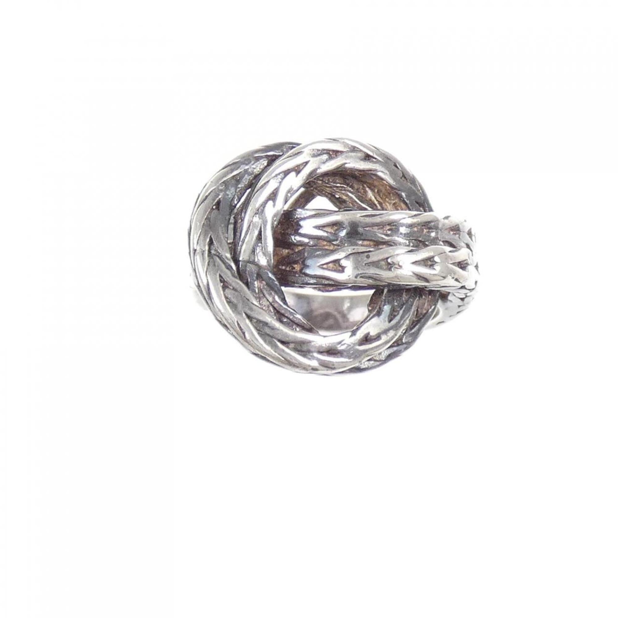 Hermes Silver Band Ring (Pre-Owned)