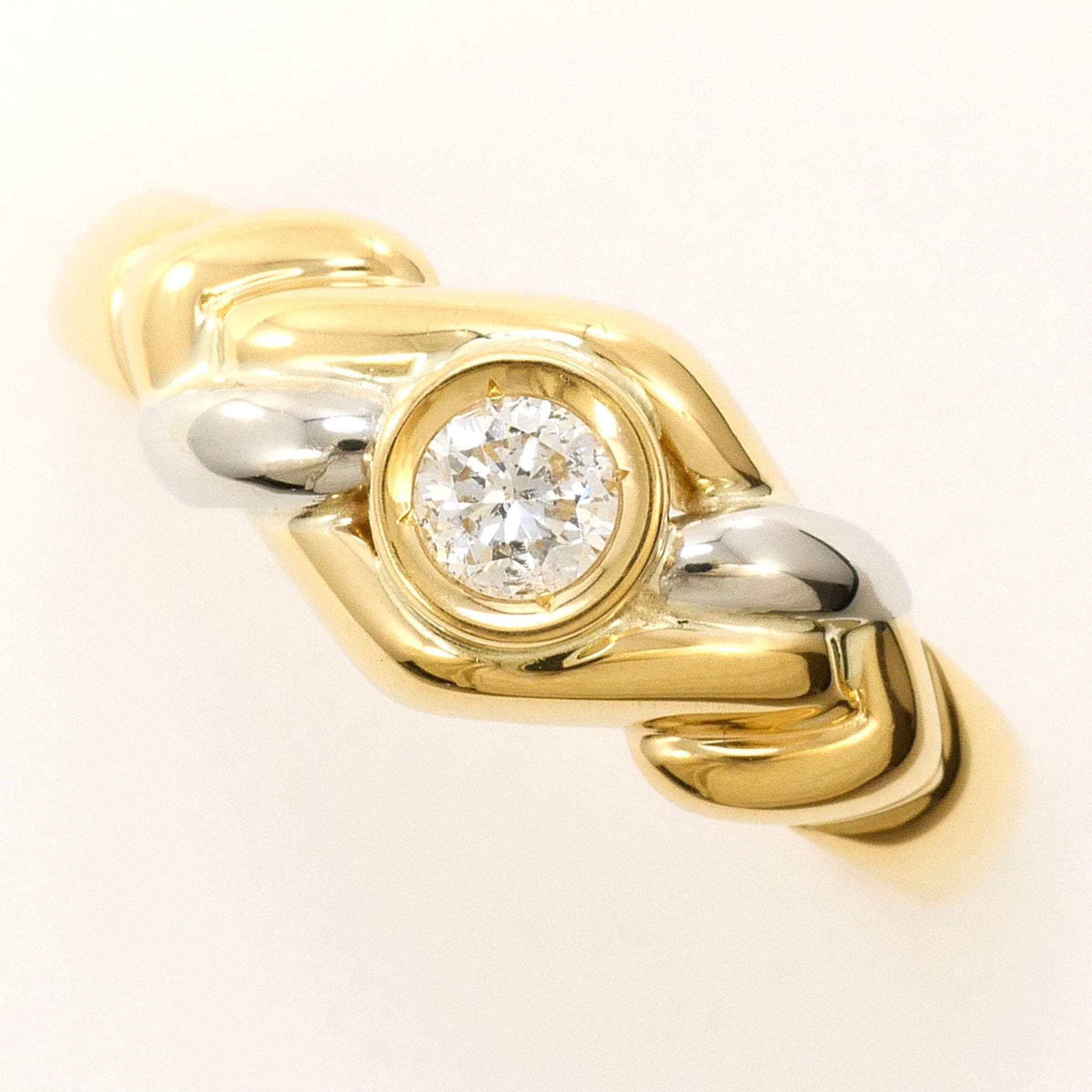 Unbranded Platinum Yellow Gold Yellow Gold (18K) Platinum 900 Band Ring (Pre-Owned)
