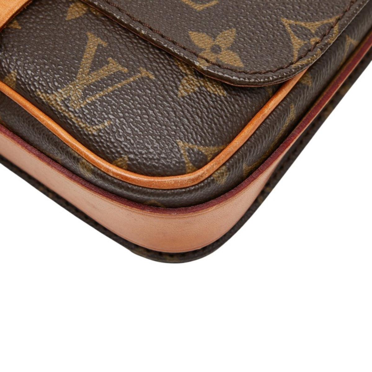 Louis Vuitton Brown Pvc Leather Shoulder Bag (Pre-Owned)