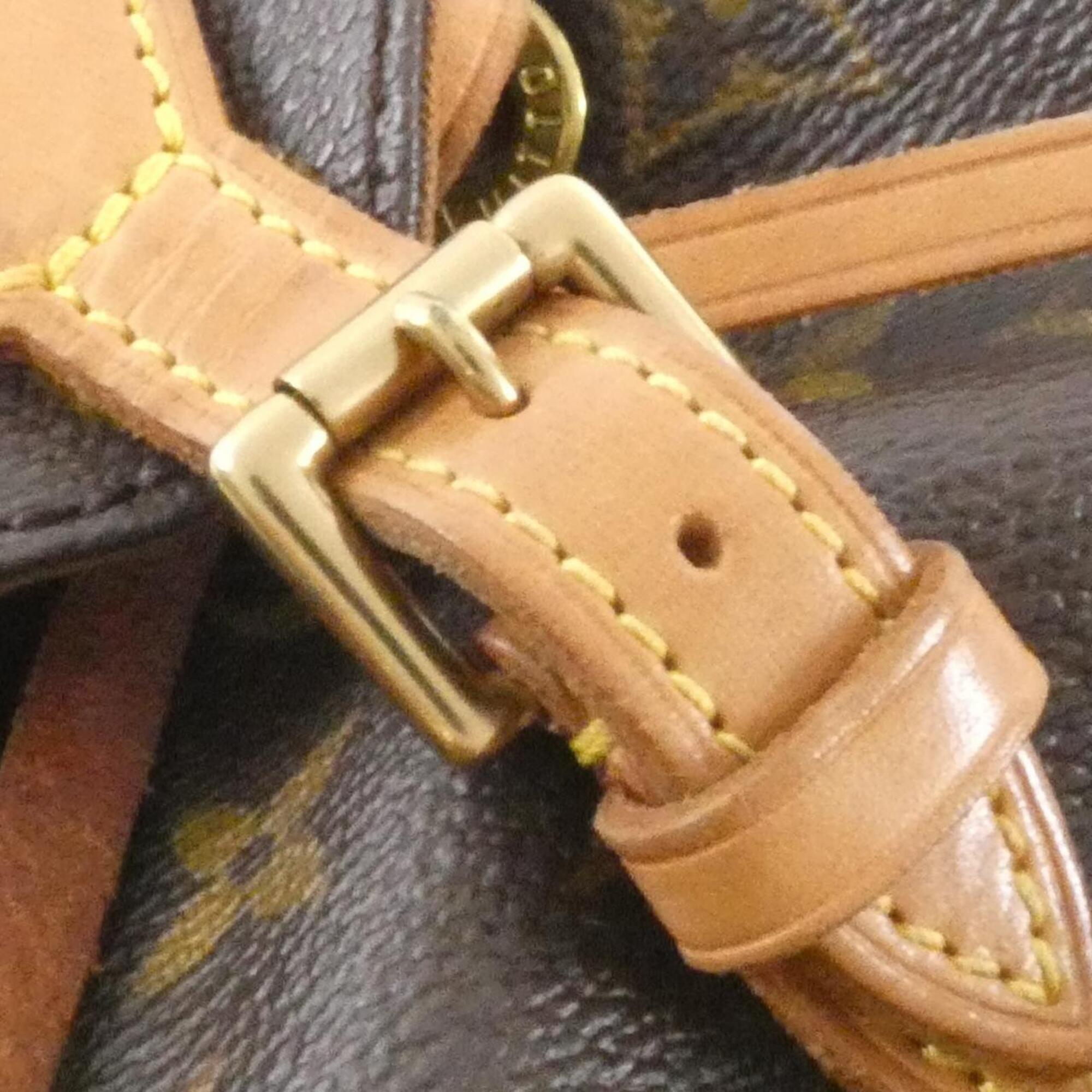 Louis Vuitton Brown Coated Canvas Backpack (Pre-Owned)