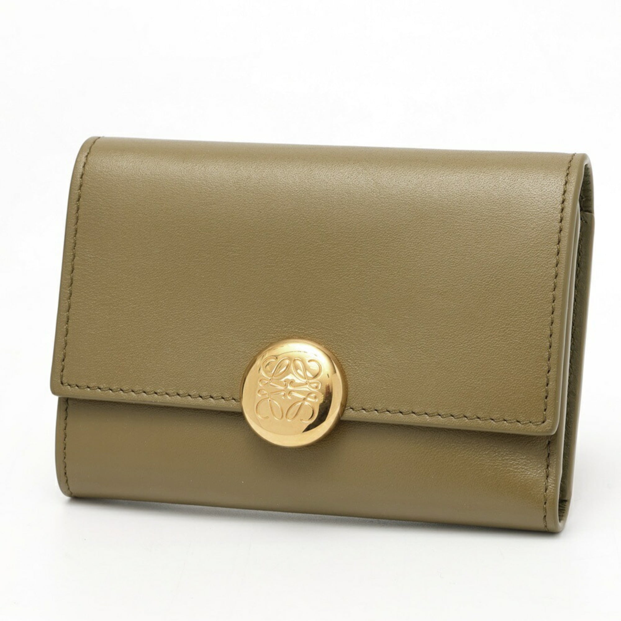 Loewe Khaki Wallet (Tri-Fold) (Pre-Owned)