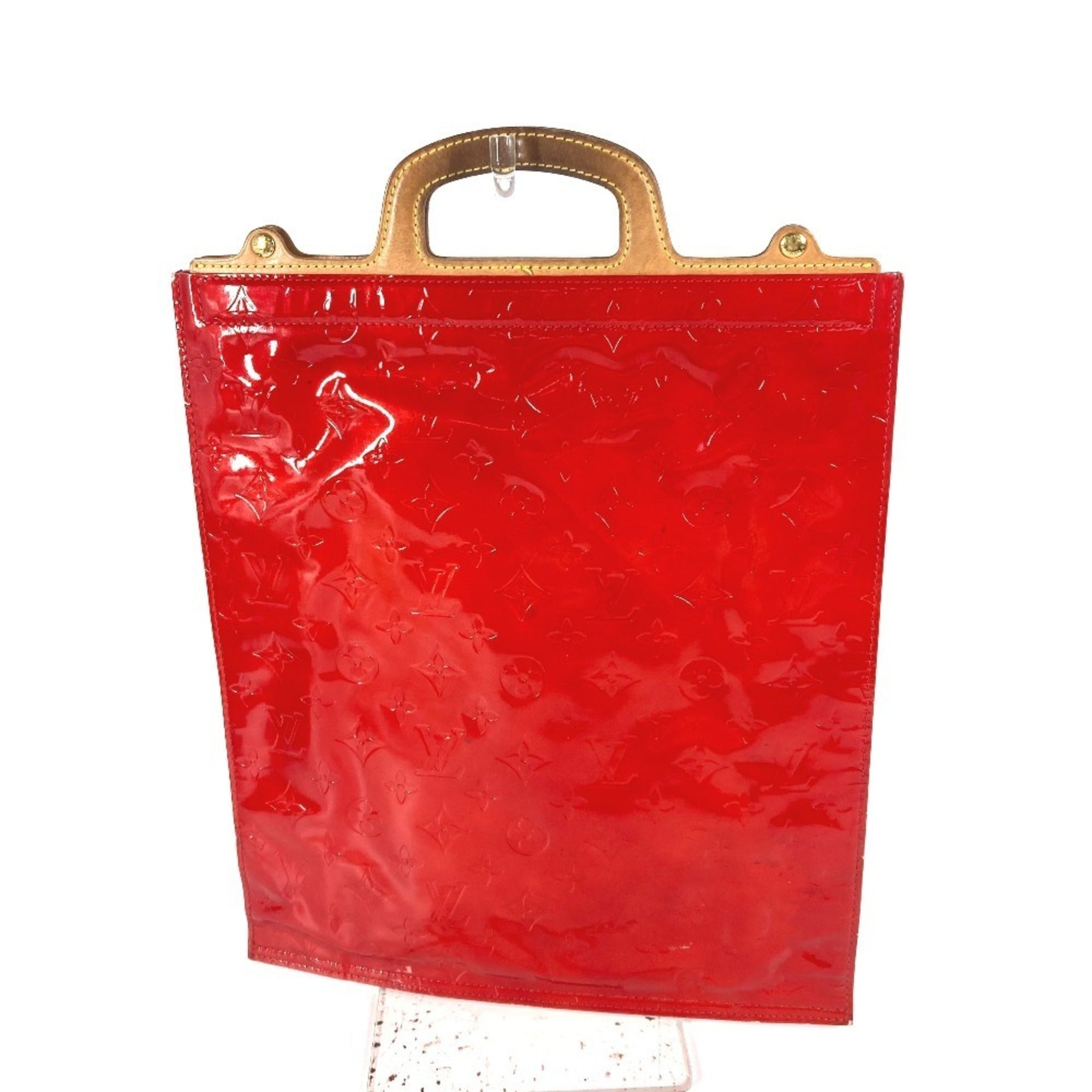 Louis Vuitton Monogram Vernis Red Color Monogram Vernis Handbag (Pre-Owned)