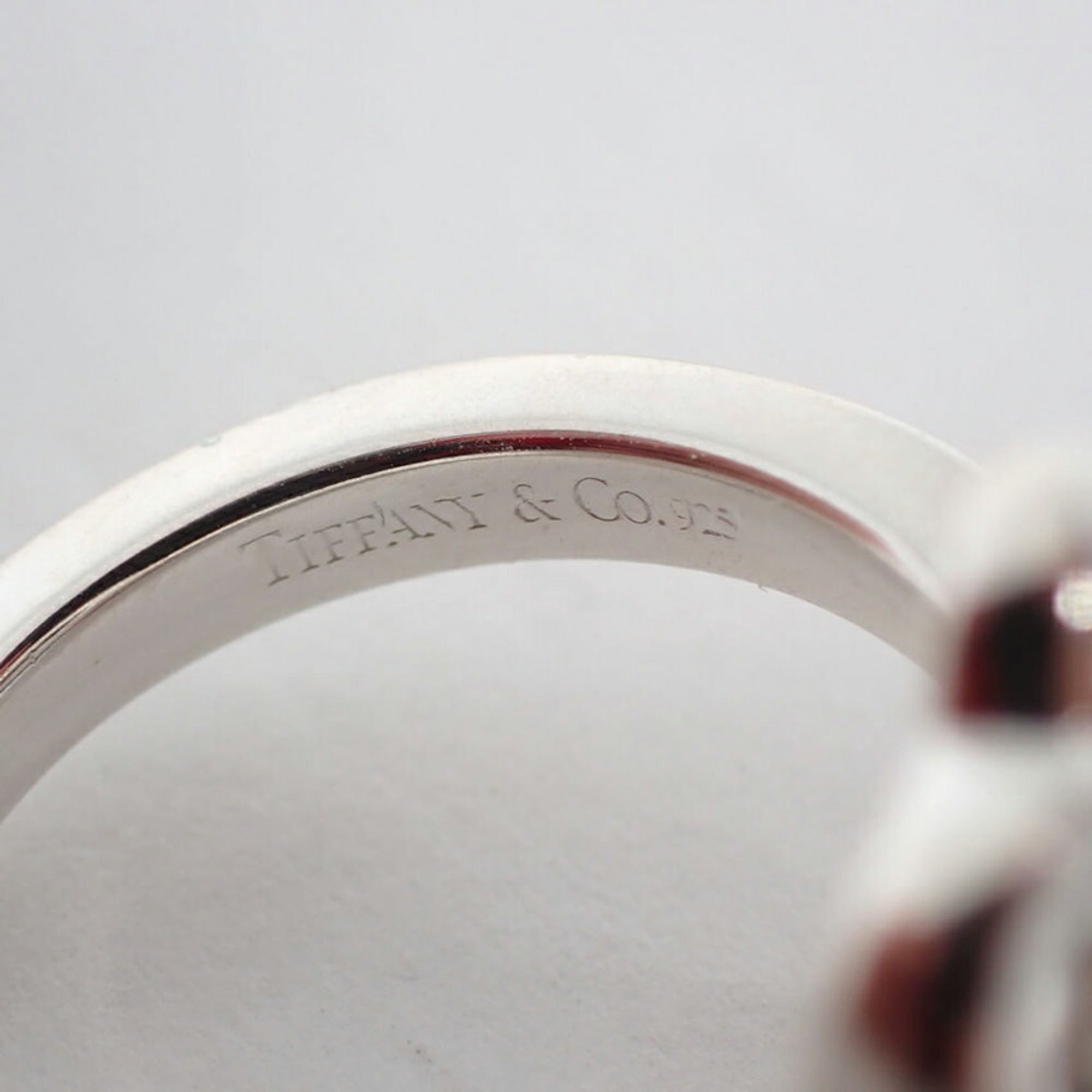 Tiffany Sterling Silver 925 Band Ring (Pre-Owned)