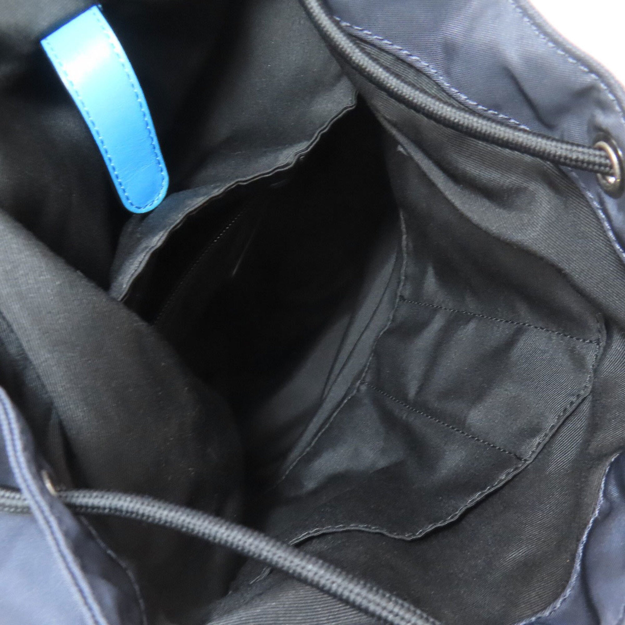 Coach Blue Navy Leather Backpack (Pre-Owned)