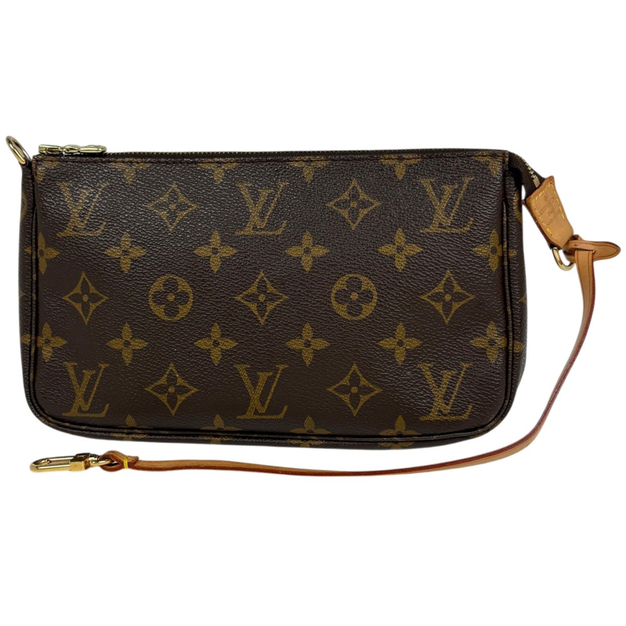 Louis Vuitton Brown Monogram Pochette Pouch (Pre-Owned)