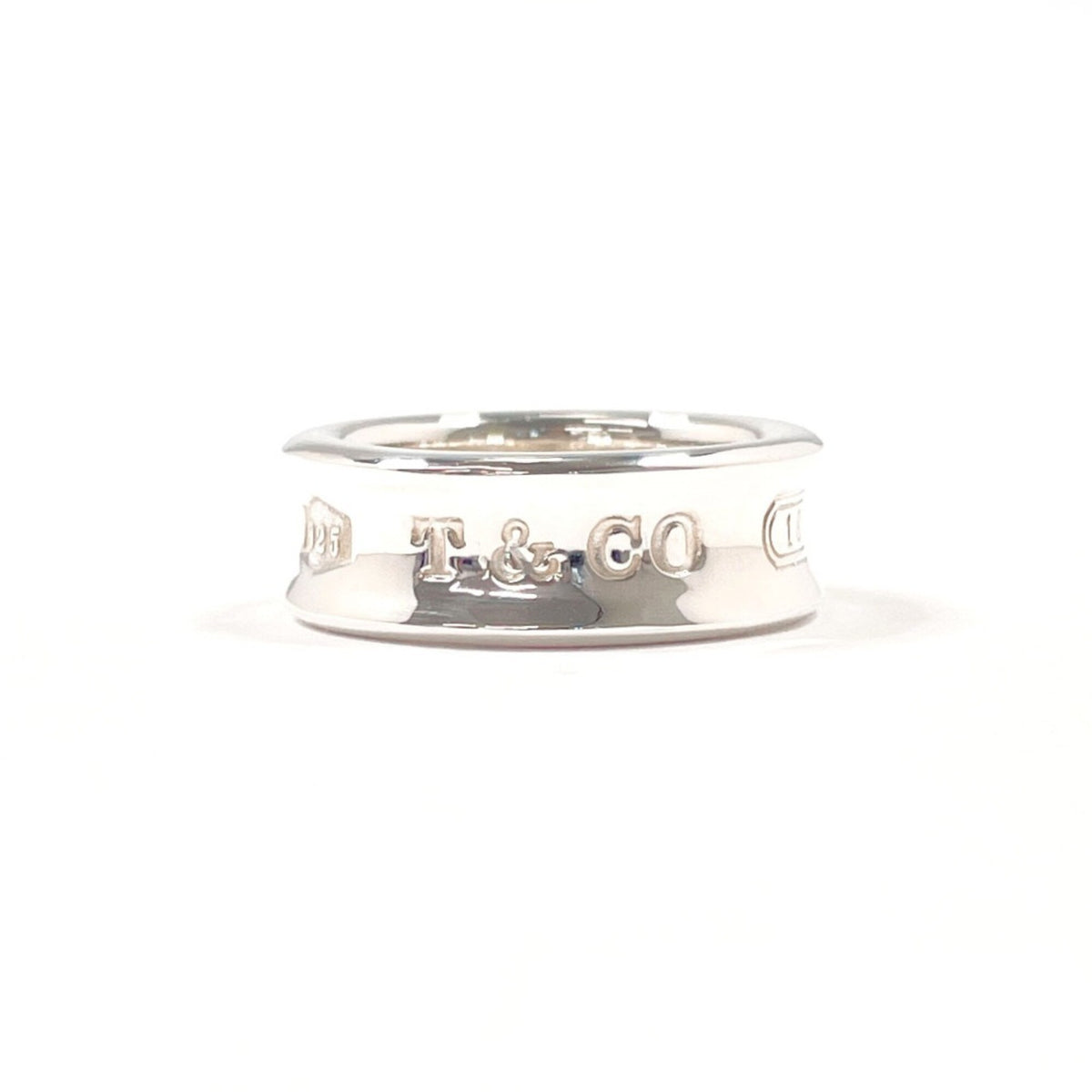 Tiffany Silver Silver 925 Band Ring (Pre-Owned)