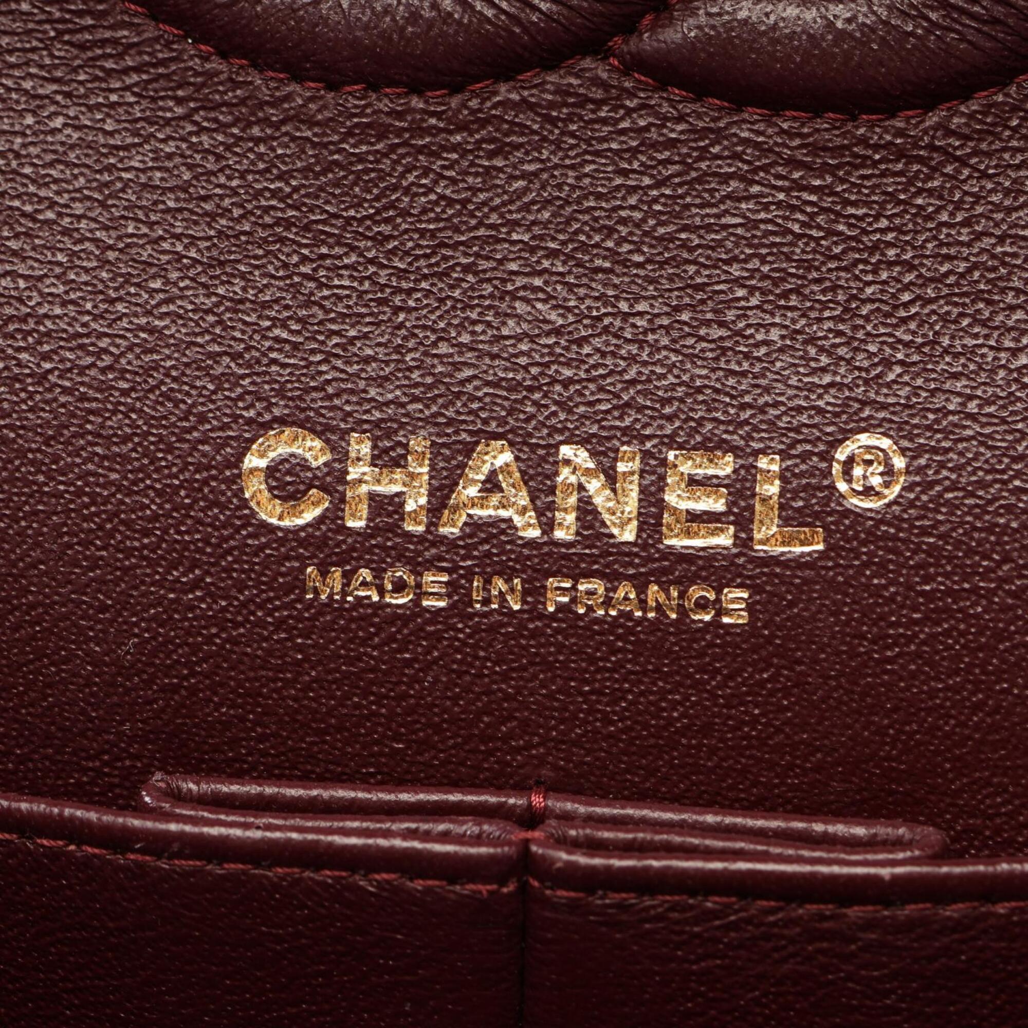 Chanel Black Grained Calfskin Handbag Shoulder Bag (Pre-Owned)