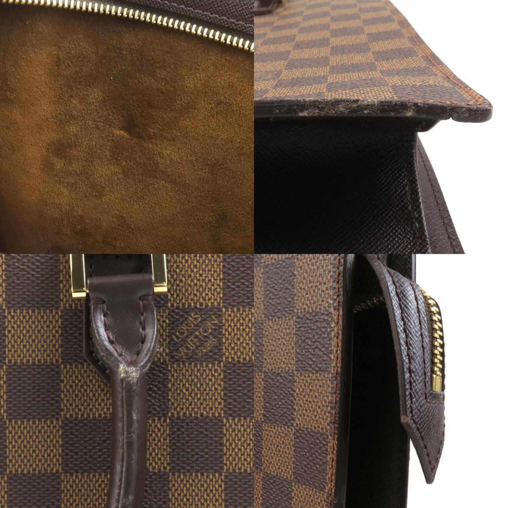 Louis Vuitton Brown Damier Canvas Handbag (Pre-Owned)