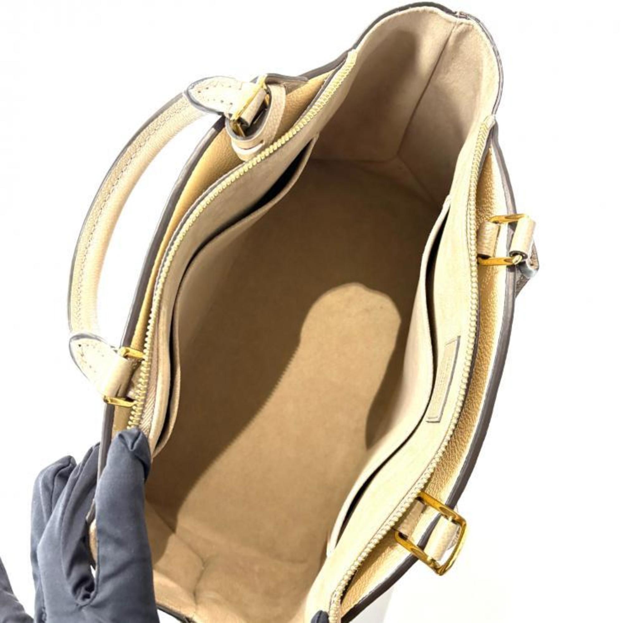 Louis Vuitton Beige Ivory Tourterelle Monogram Empreinte Handbag (Pre-Owned)