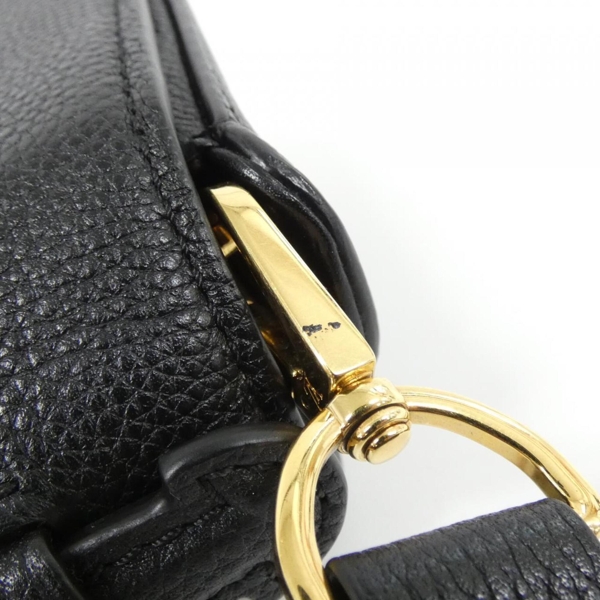 Louis Vuitton Taurillon Black Leather Shoulder Bag (Pre-Owned)