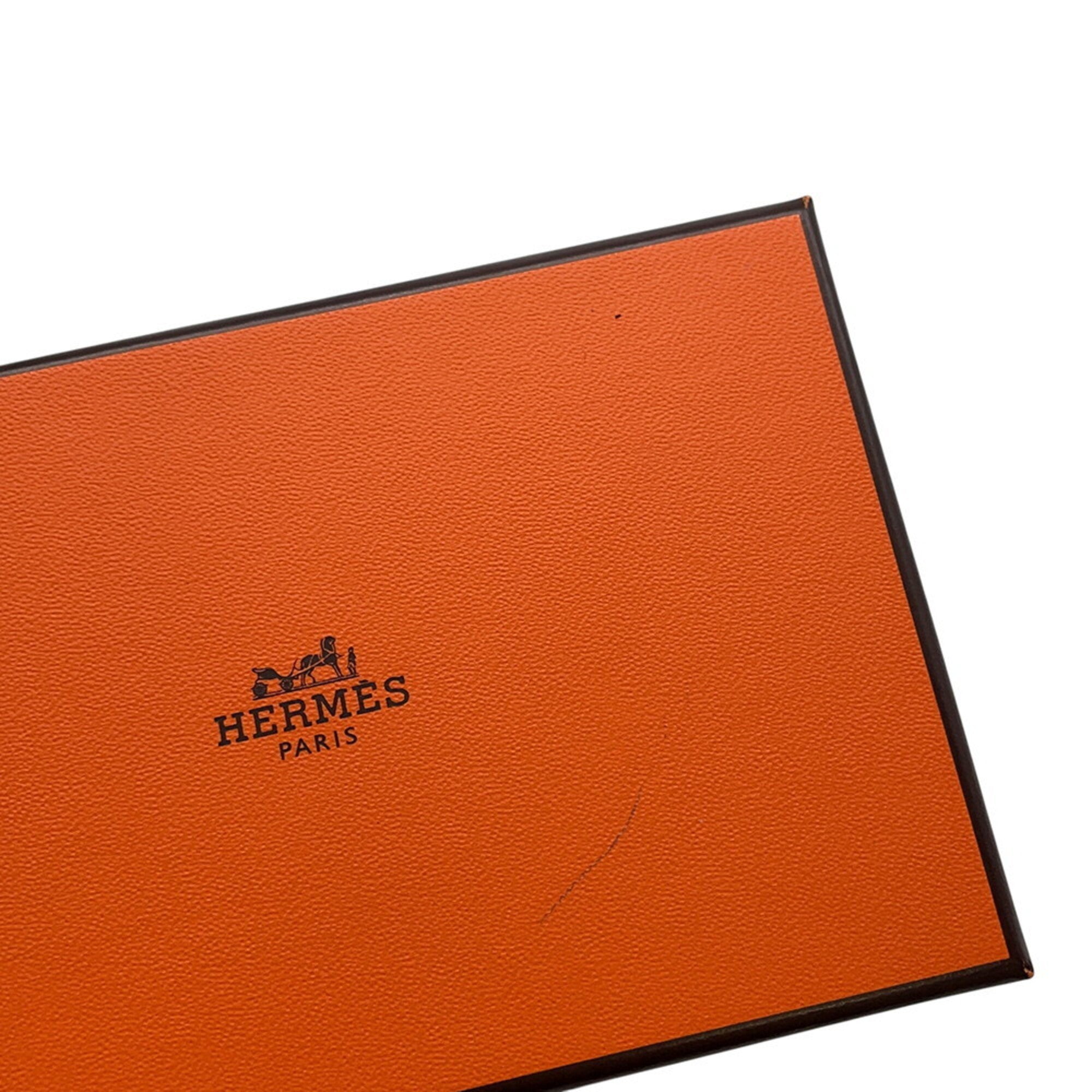 Hermes Kara Etoupe Gray Chevre Myzore Leather Coin Purse/Coin Case (Pre-Owned)