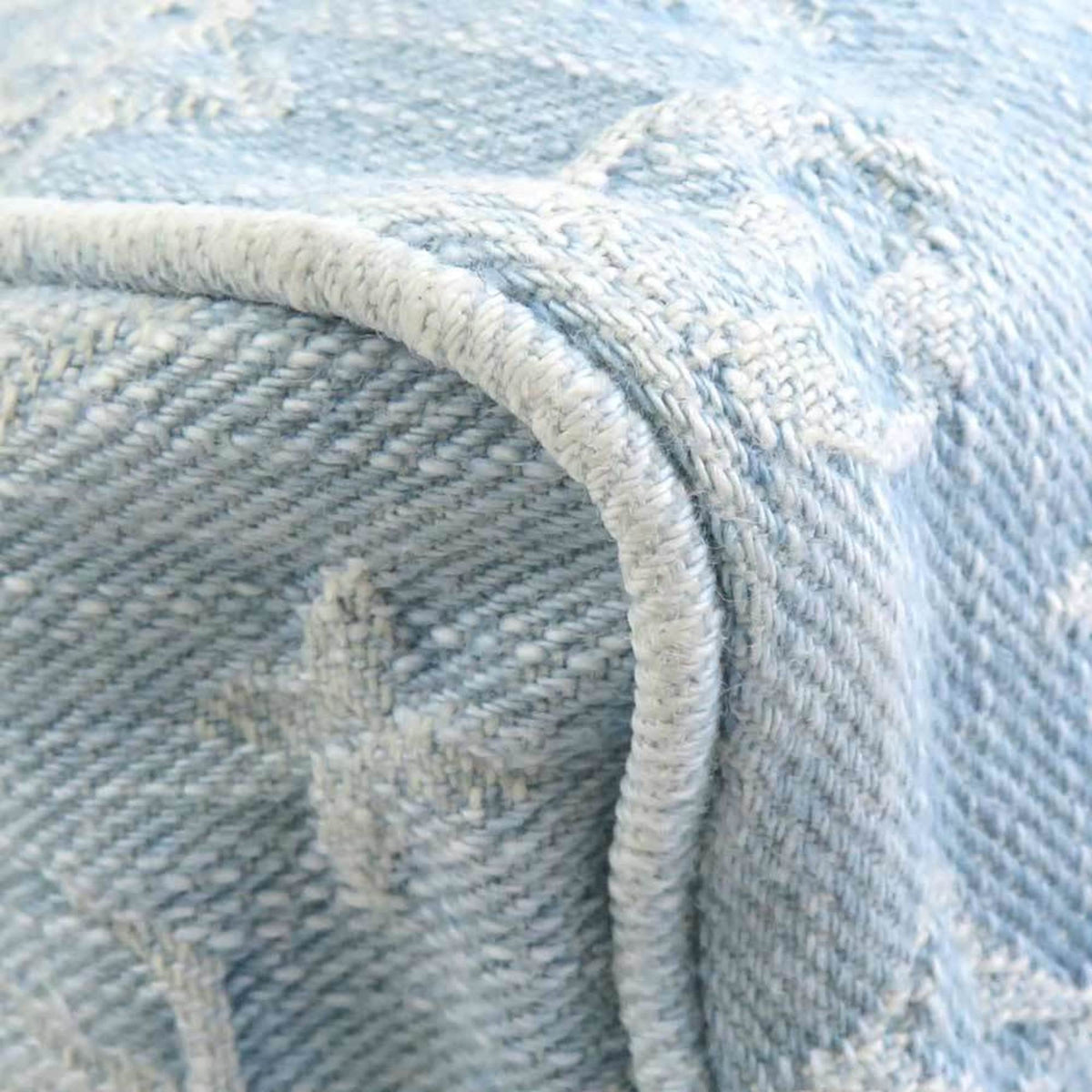 Louis Vuitton Sky Blue Monogram Denim Handbag Shoulder Bag (Pre-Owned)