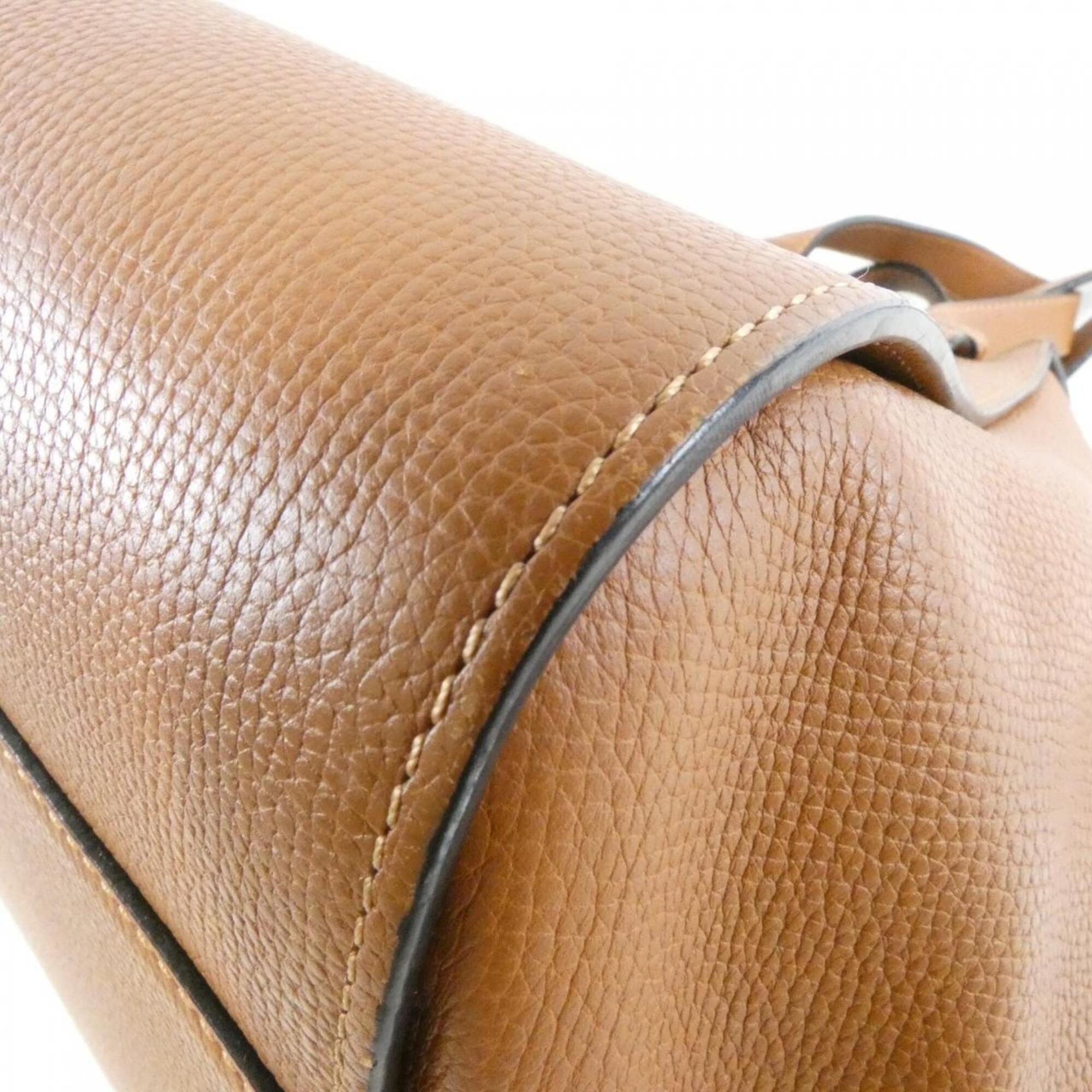 Loewe Brown Leather Shoulder Bag (Pre-Owned)