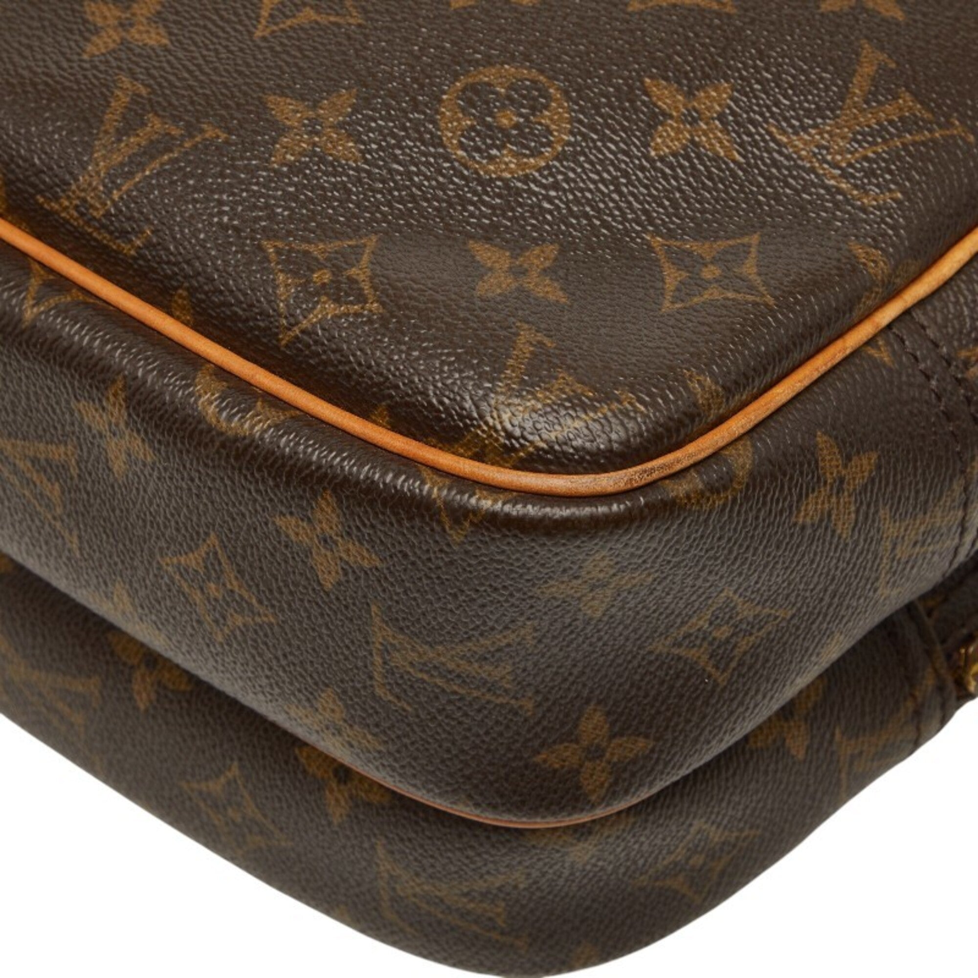 Louis Vuitton Brown Pvc Leather Shoulder Bag (Pre-Owned)