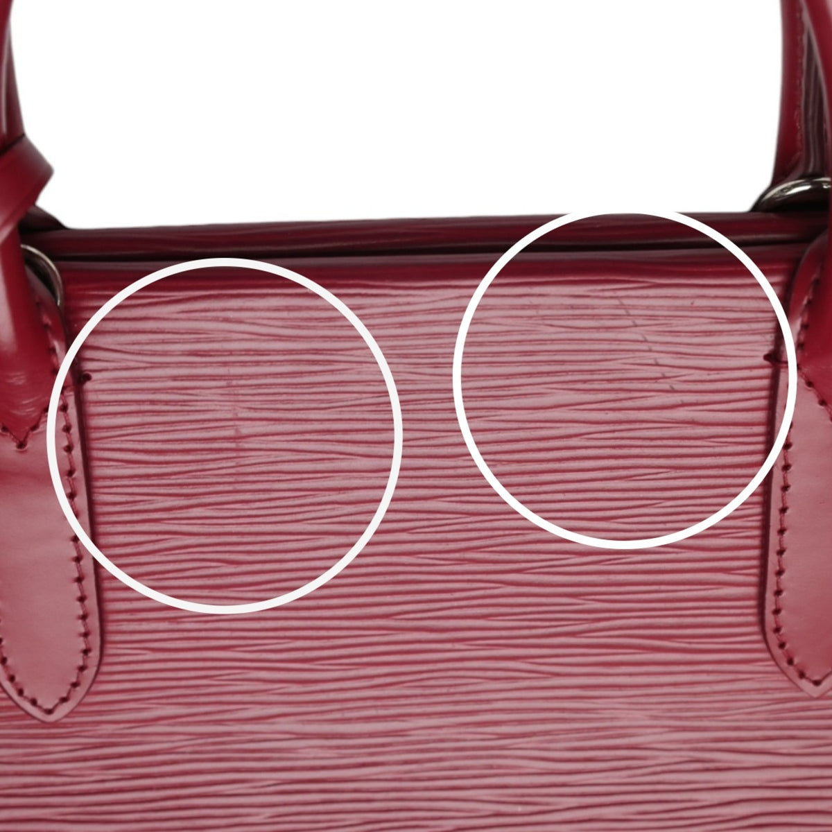Louis Vuitton Fuchsia Galle Red Color Epi Leather Handbag Shoulder Bag (Pre-Owned)