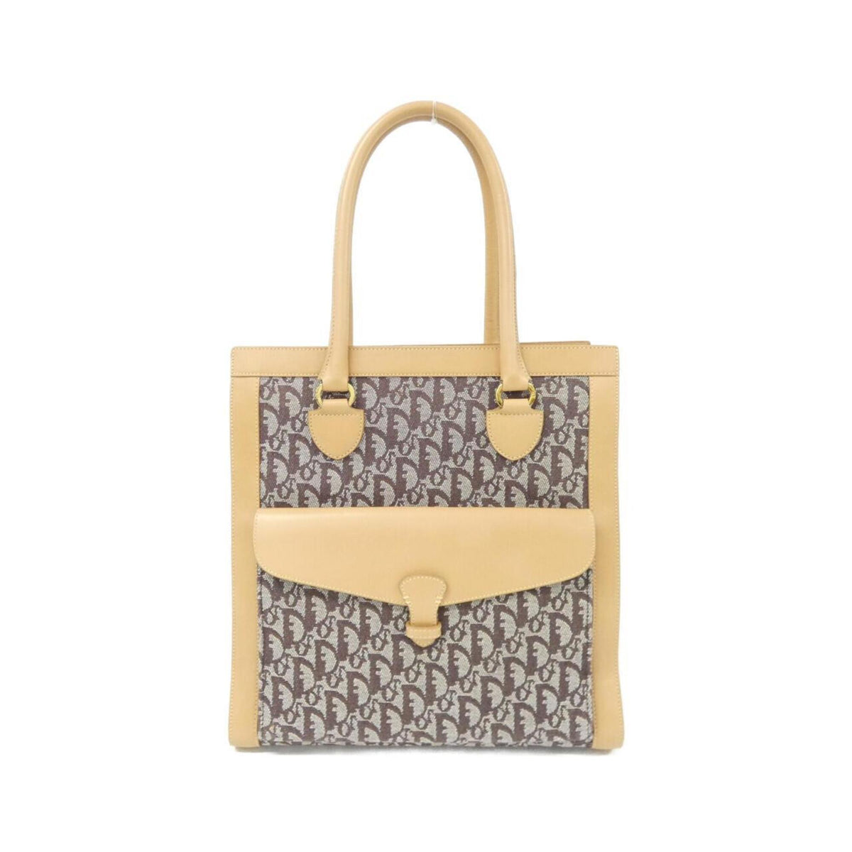 Christian Dior Brown Canvas Handbag (Pre-Owned)