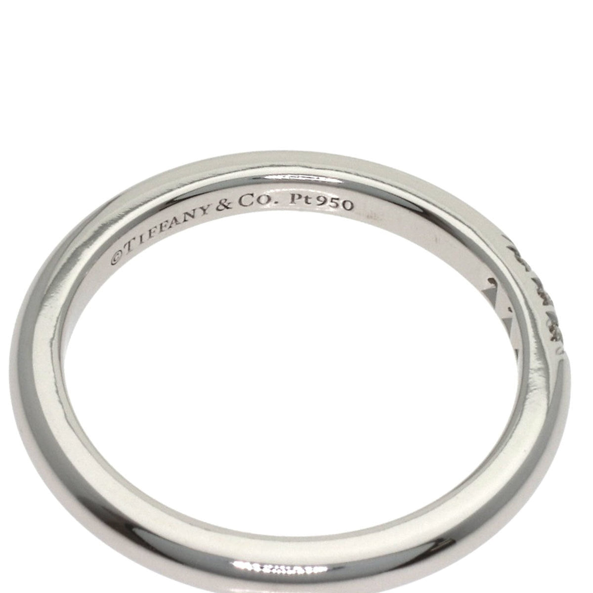 Tiffany Platinum 950 Band Ring (Pre-Owned)