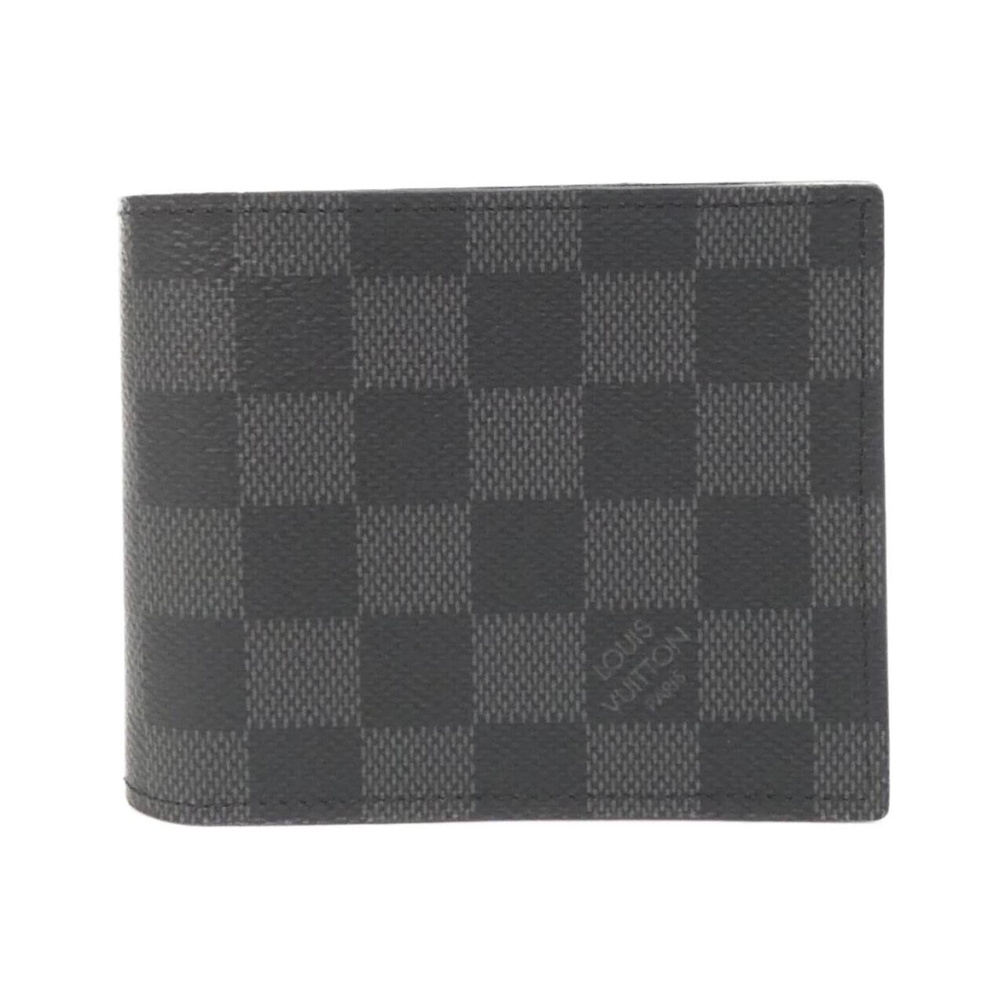 Louis Vuitton Graphite Coated Canvas Wallet (Bi-Fold) (Pre-Owned)