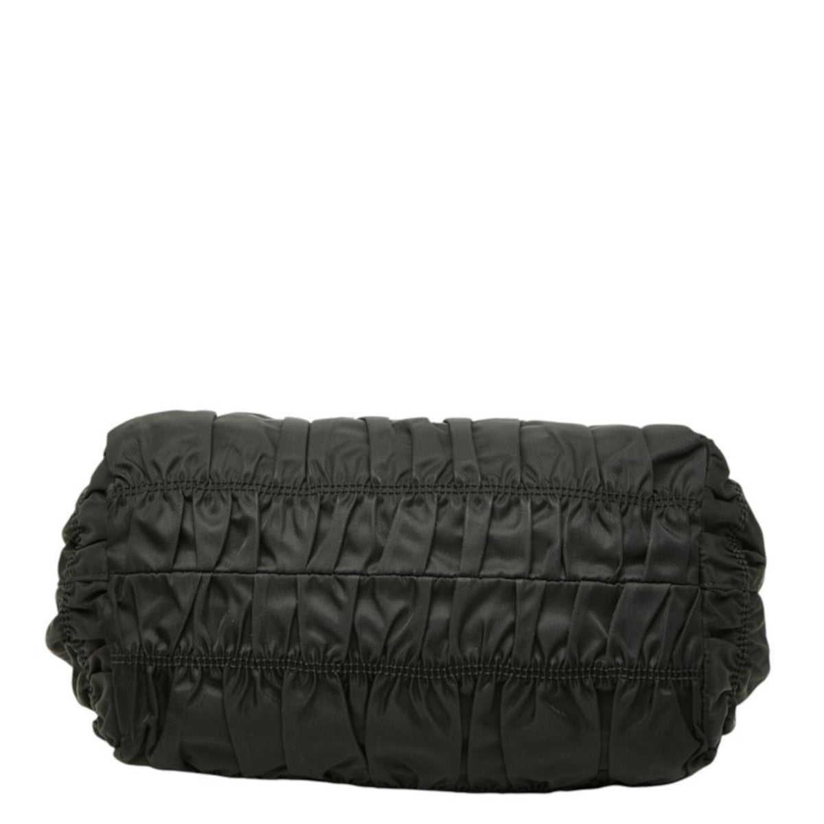 Prada Black Nylon Leather Handbag (Pre-Owned)