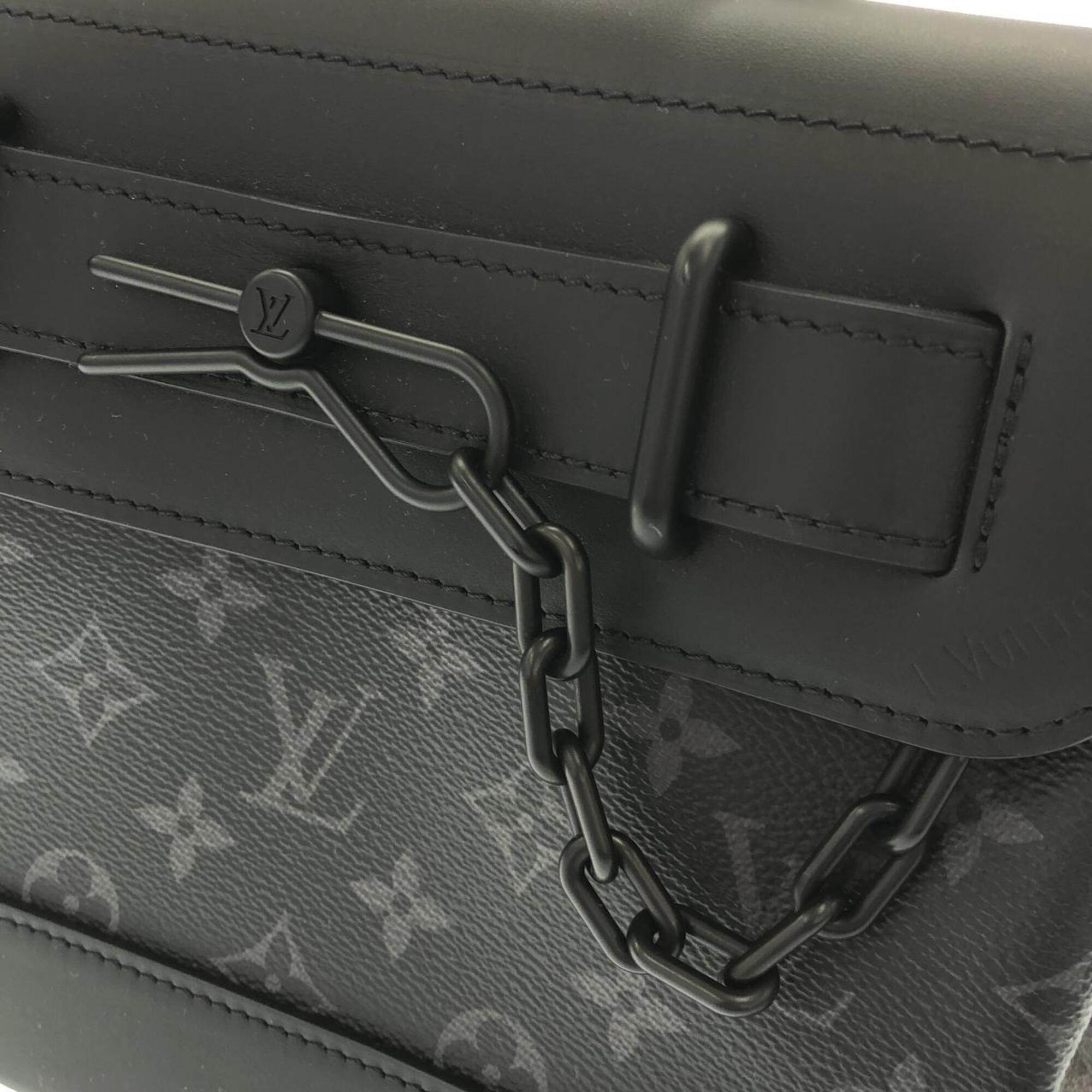 Louis Vuitton Black Coated Canvas Handbag (Pre-Owned)