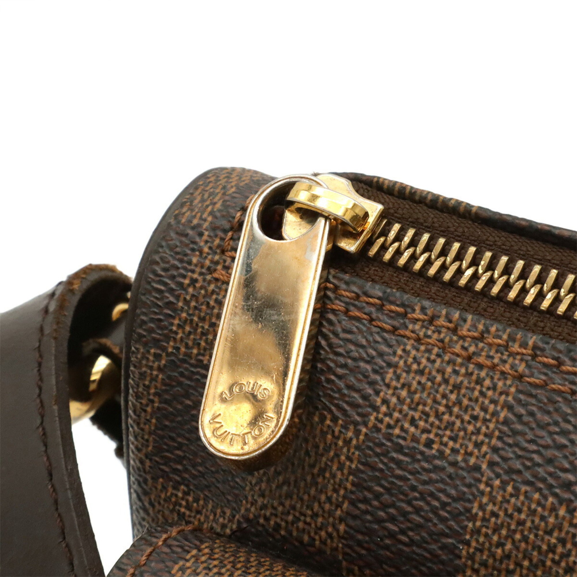 Louis Vuitton Brown Damier Canvas Galle Pvc Shoulder Bag (Pre-Owned)