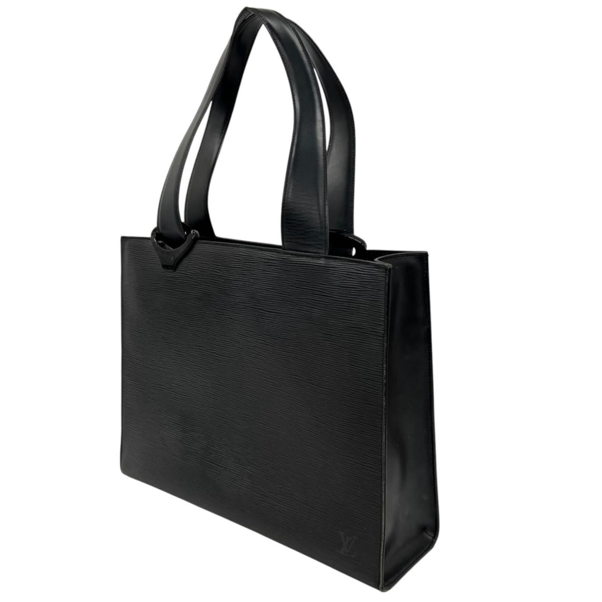 Louis Vuitton Black Epi Leather Handbag Tote Bag (Pre-Owned)