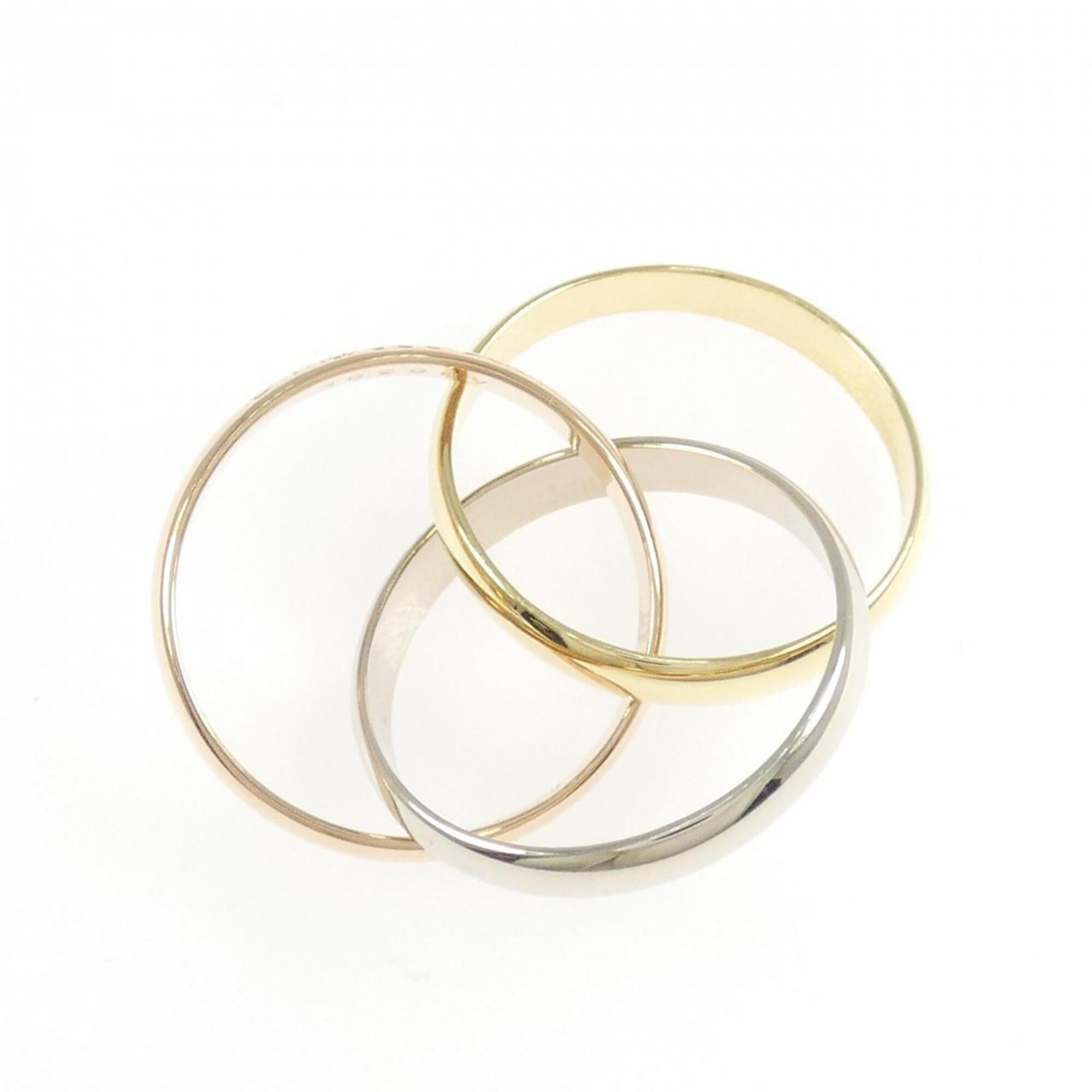 Cartier Yellow Gold (18K) Pink Gold (18K) White Gold (18K) Band Ring (Pre-Owned)