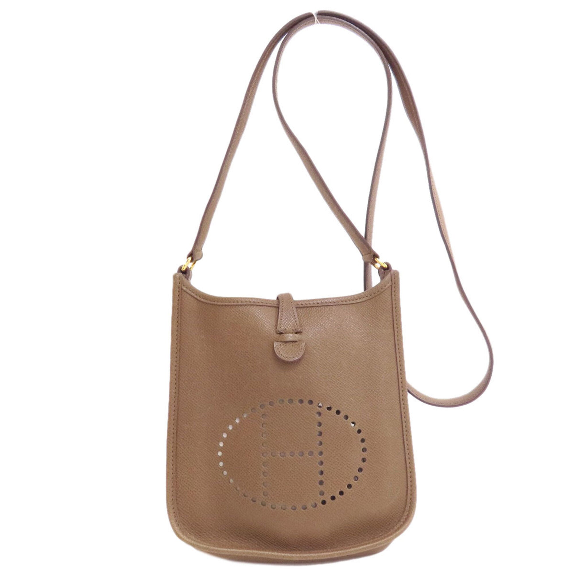 Hermes Brown Epsom Leather Shoulder Bag (Pre-Owned)