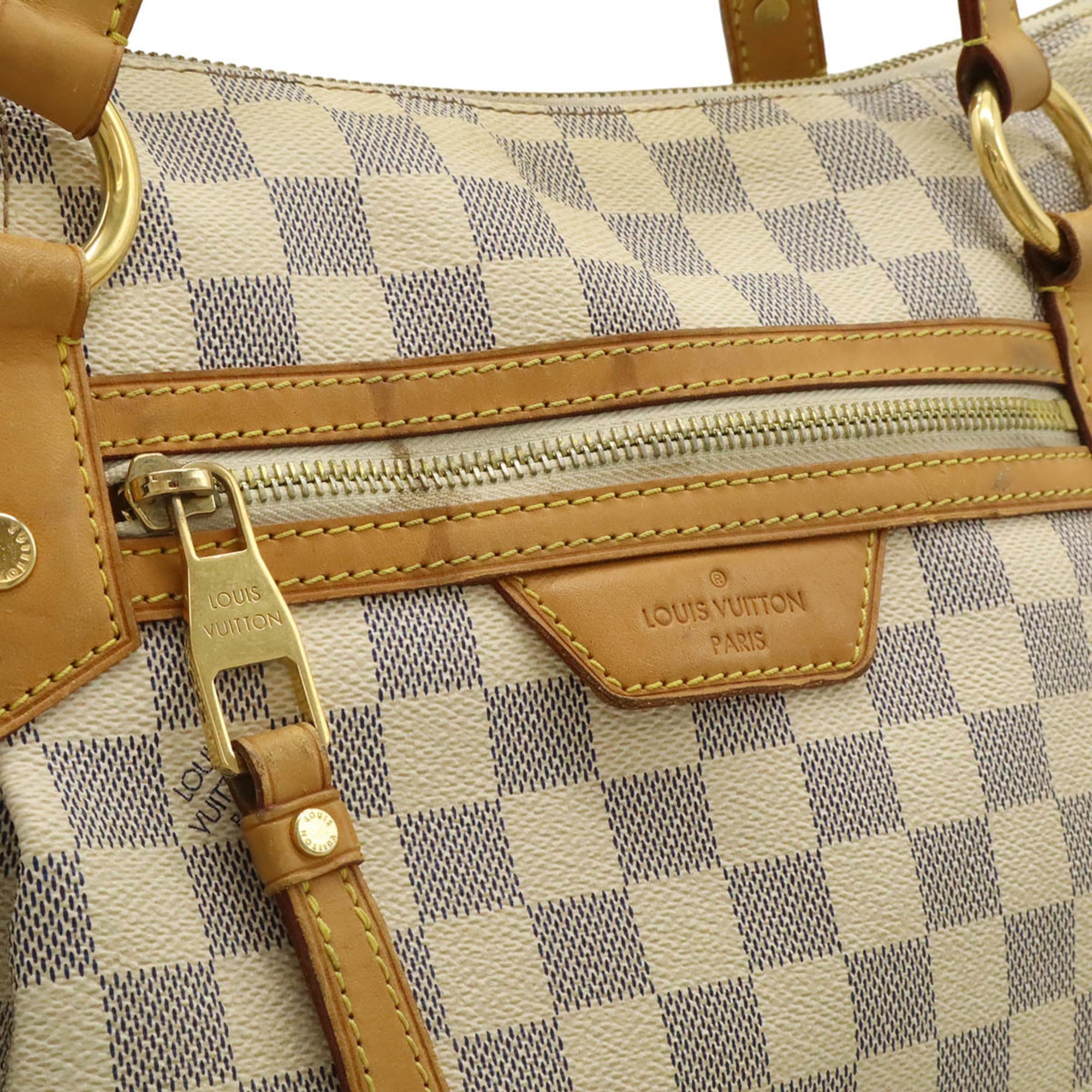 Louis Vuitton Damier Azur Ivory Damier Azur Handbag Shoulder Bag Tote Bag (Pre-Owned)