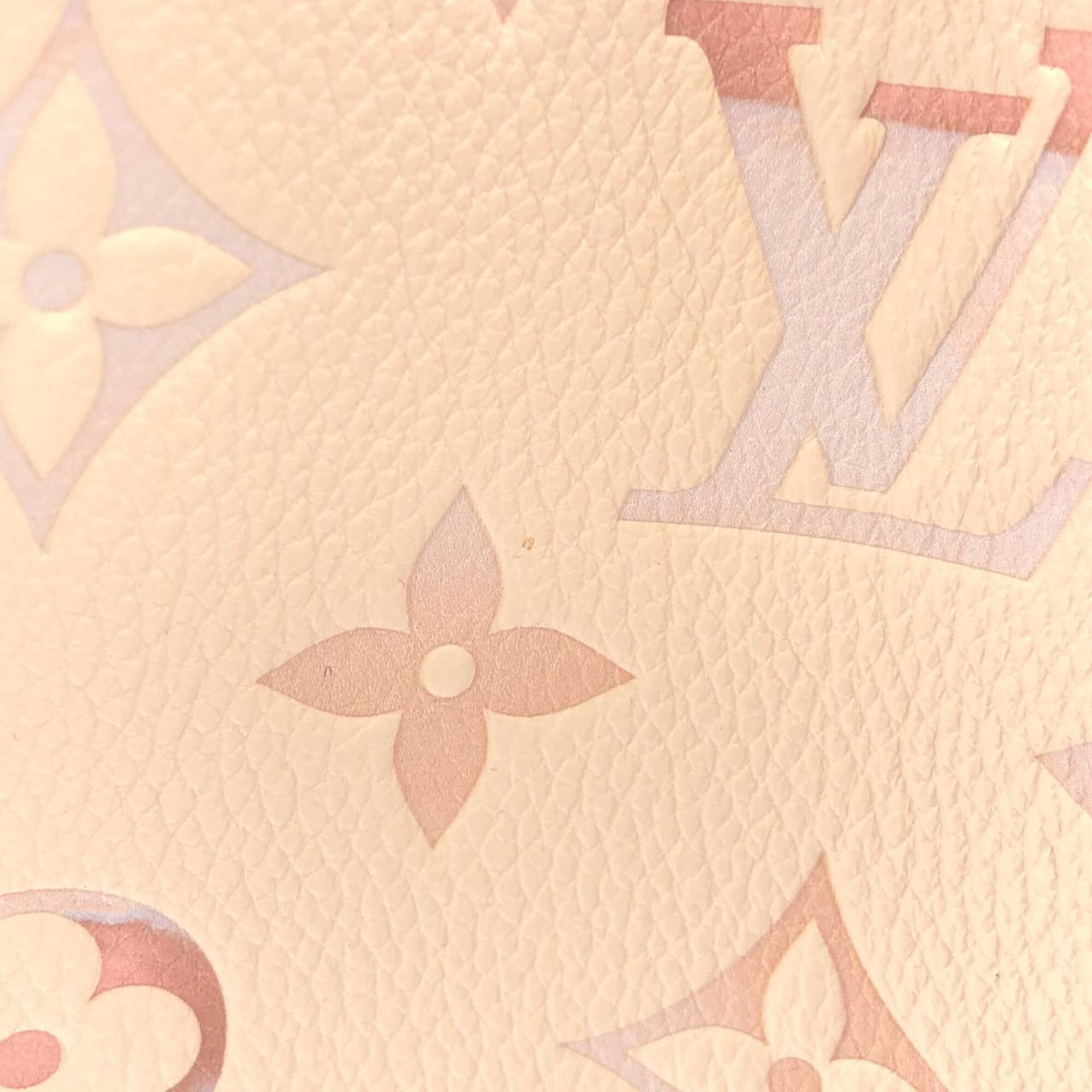 Louis Vuitton Beige Leather Handbag (Pre-Owned)