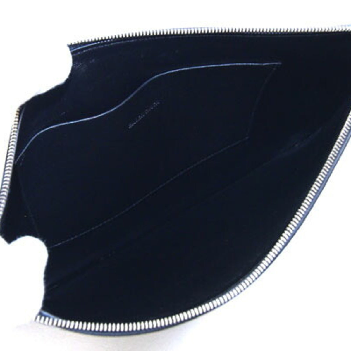 Balenciaga Black Coated Canvas Clutch Bag Pouch (Pre-Owned)