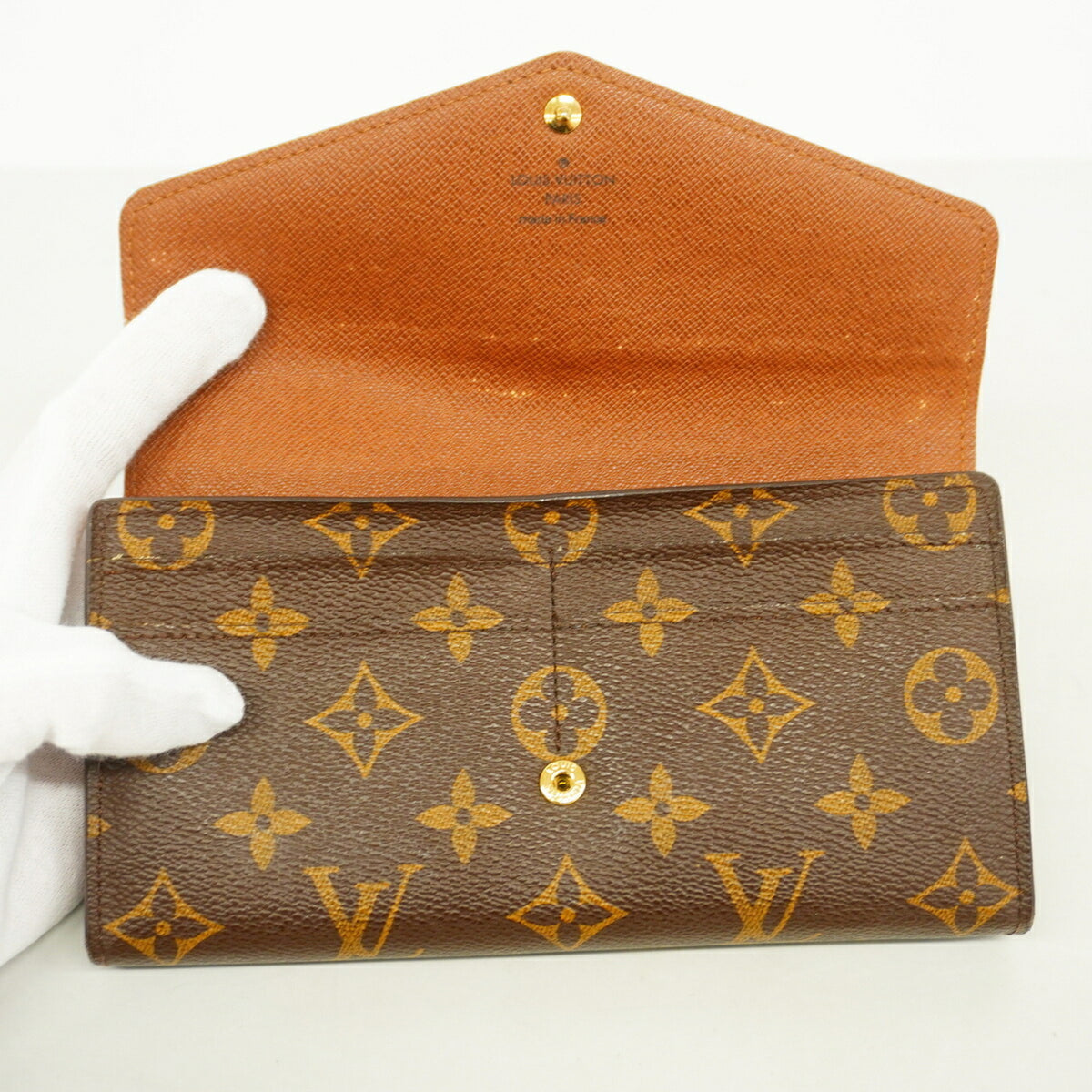 Louis Vuitton Brown Long Wallet (Bi-Fold) (Pre-Owned)