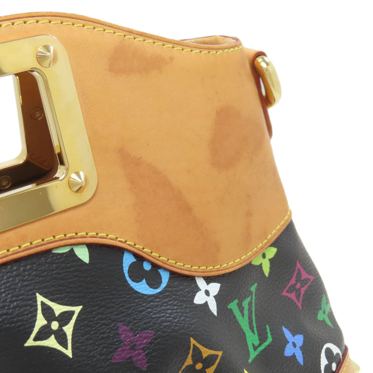 Louis Vuitton Black Monogram Multicolore Handbag (Pre-Owned)