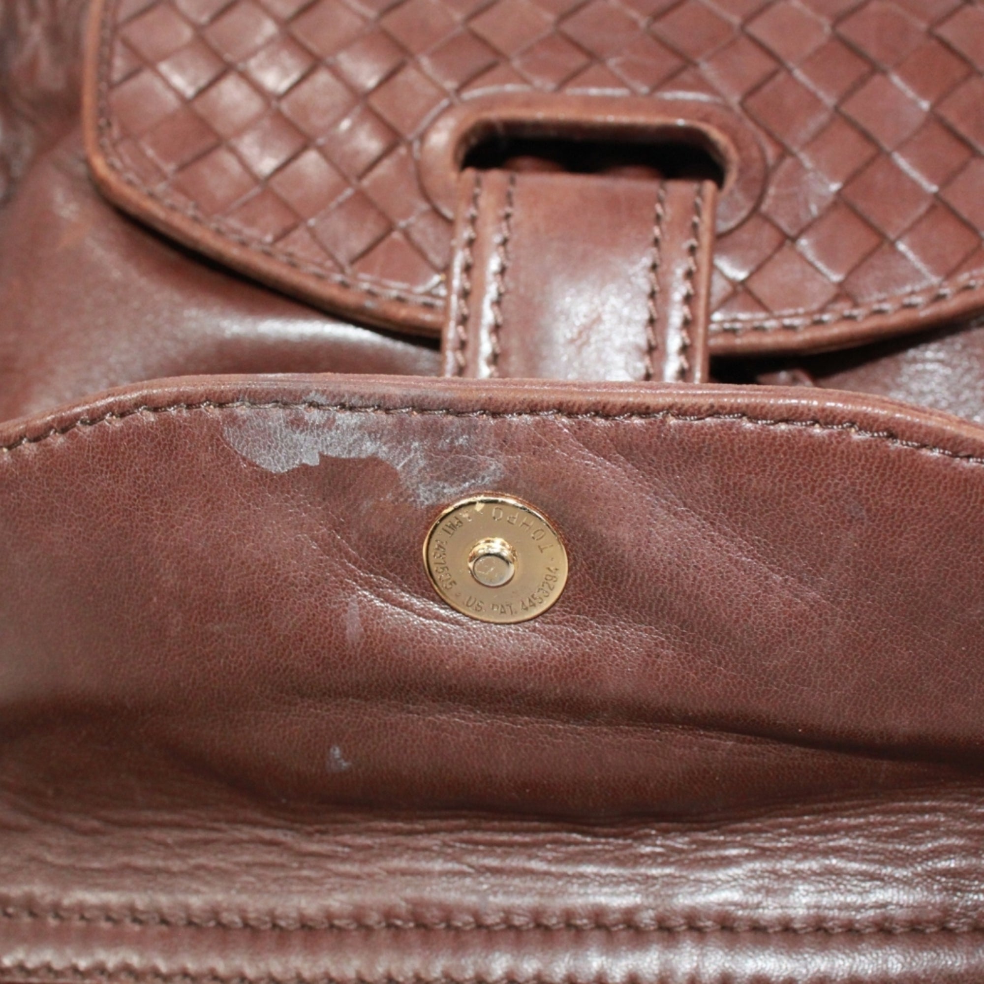 Bottega Veneta Brown Leather Backpack (Pre-Owned)
