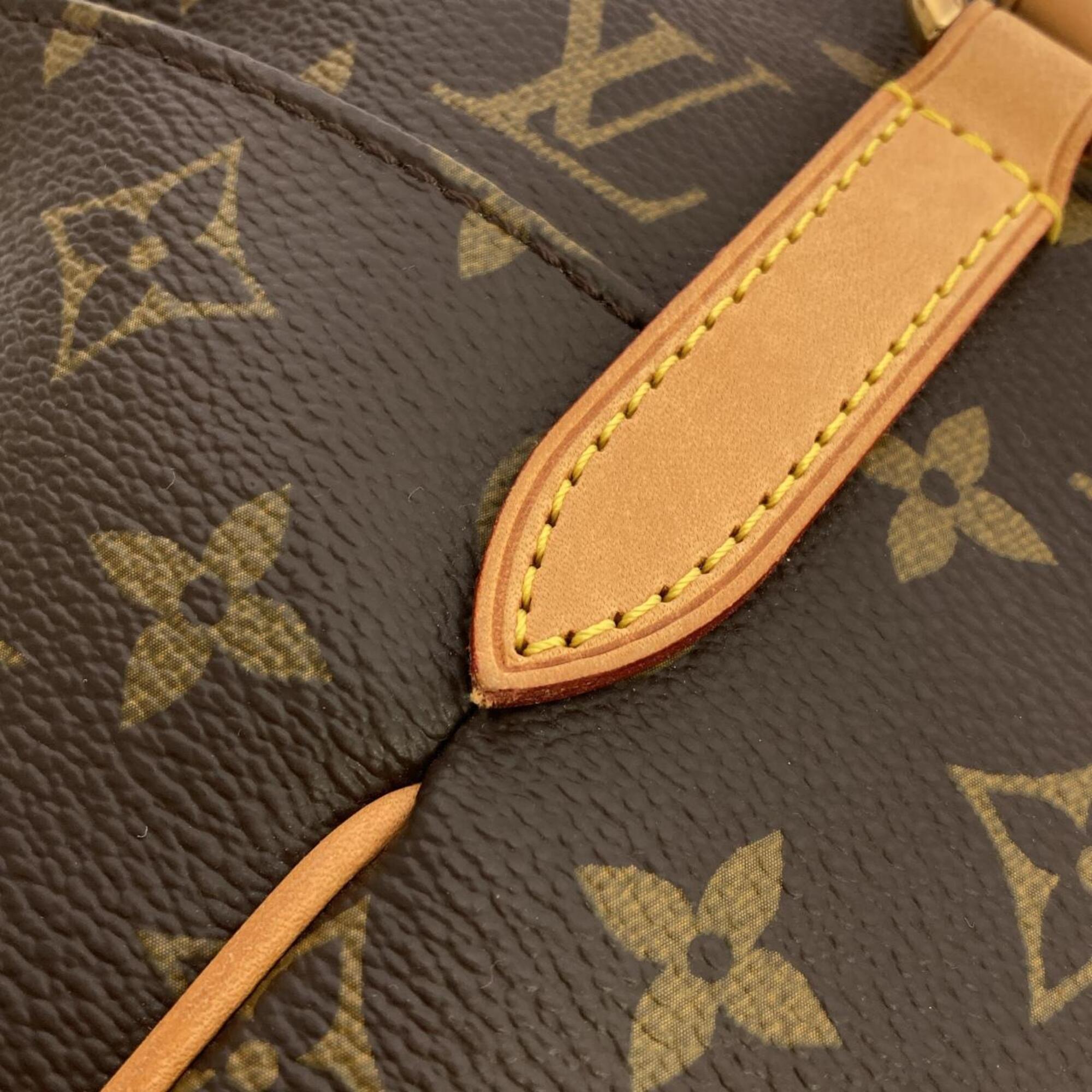 Louis Vuitton Marron Coated Canvas Handbag (Pre-Owned)