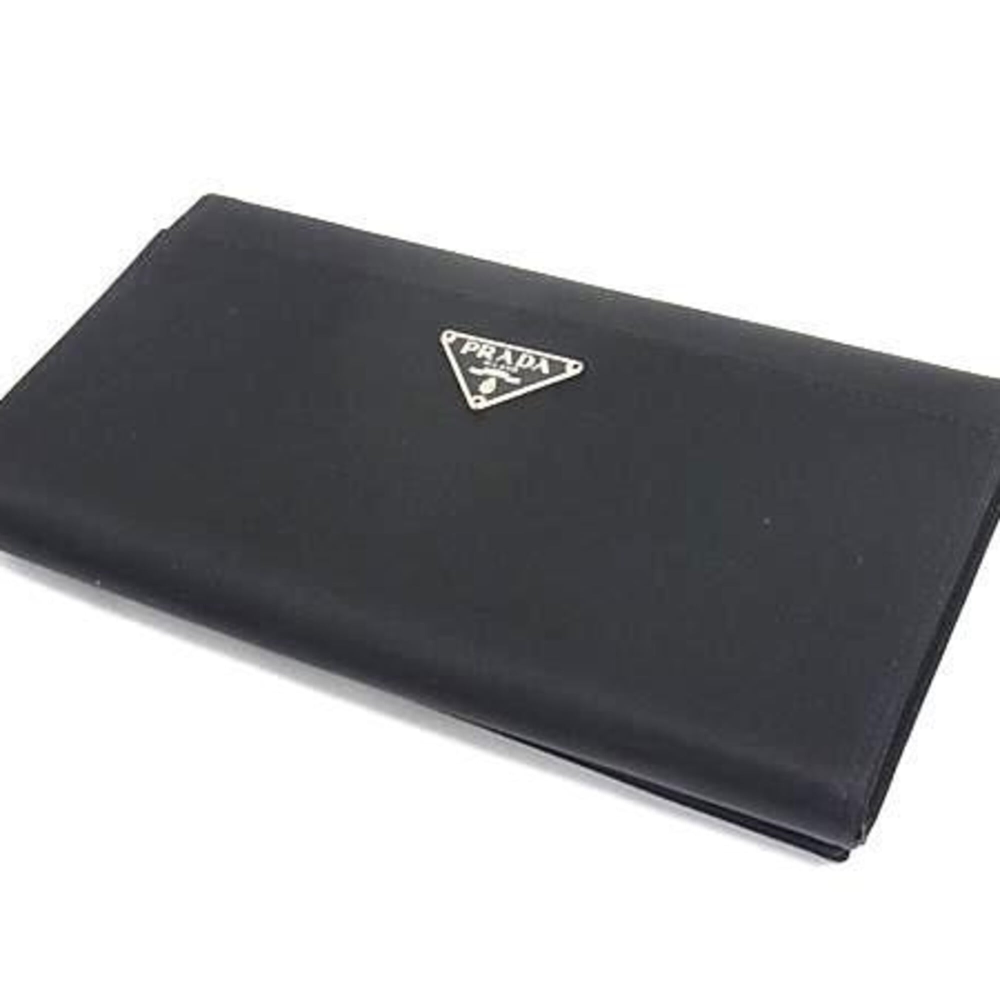 Prada Black Tessuto Long Wallet (Bi-Fold) (Pre-Owned)