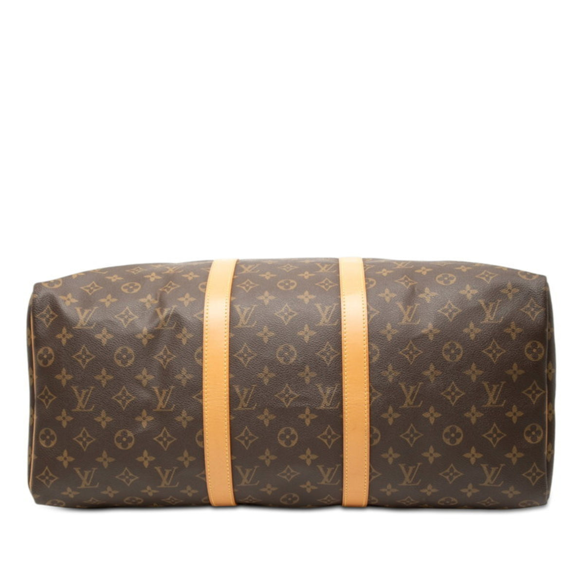 Louis Vuitton Brown Pvc Leather Boston Bag Handbag (Pre-Owned)