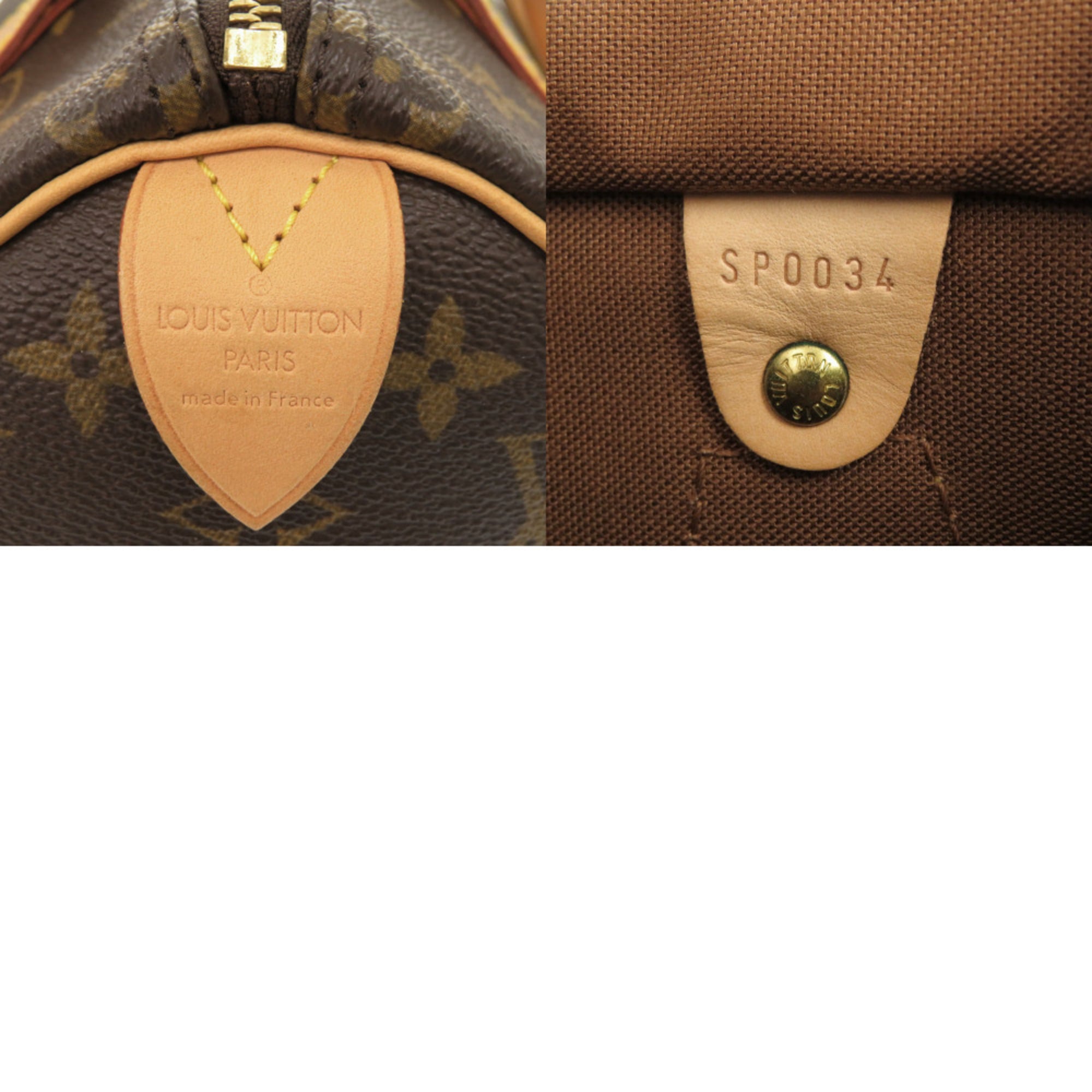 Louis Vuitton Brown Monogram Canvas Handbag (Pre-Owned)