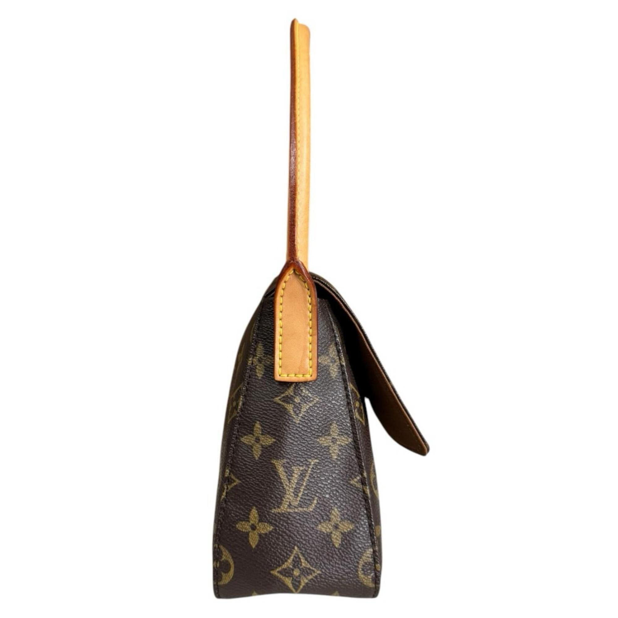 Louis Vuitton Brown Monogram Canvas Handbag (Pre-Owned)