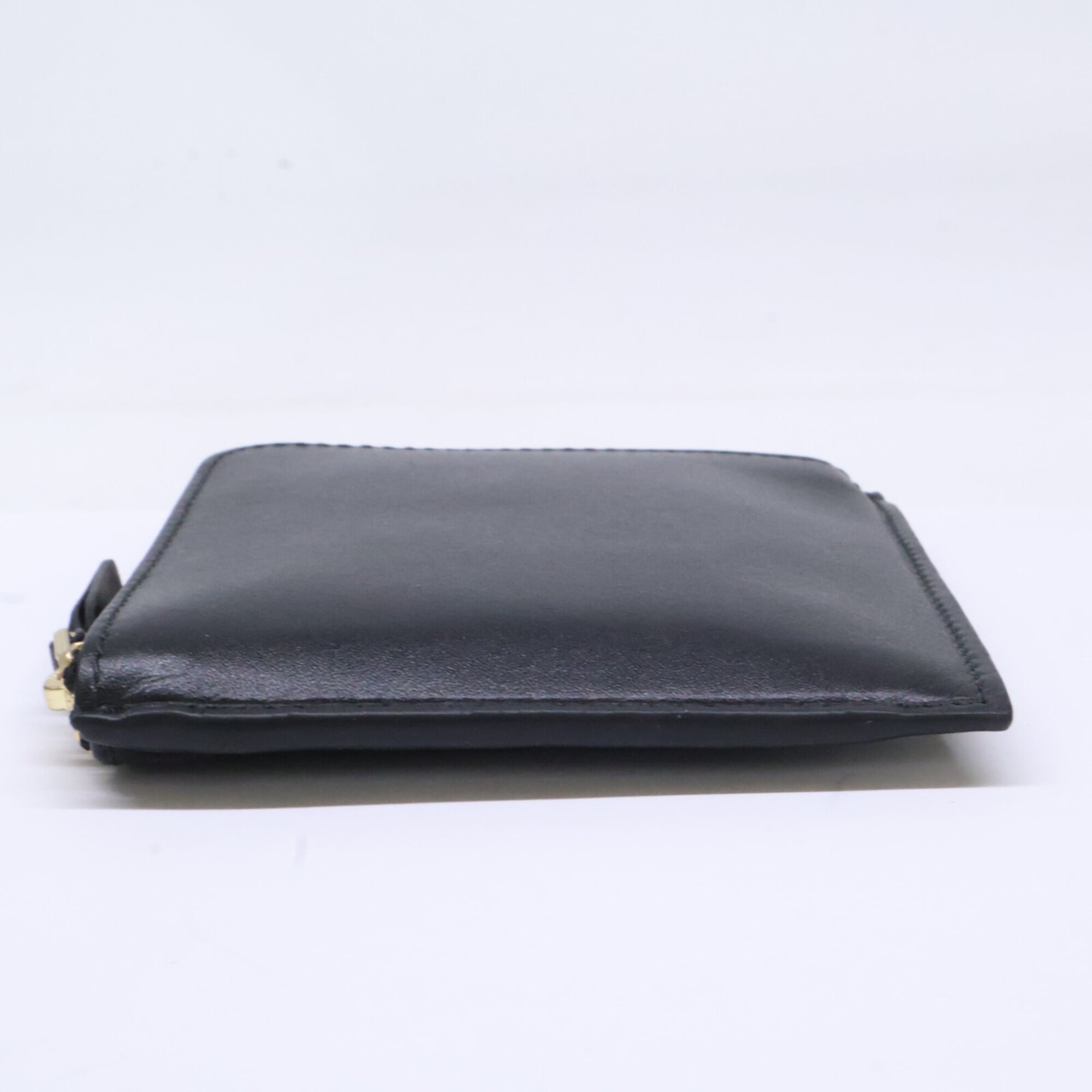 Comme Des Garçons Black Leather Coin Purse/Coin Case (Pre-Owned)