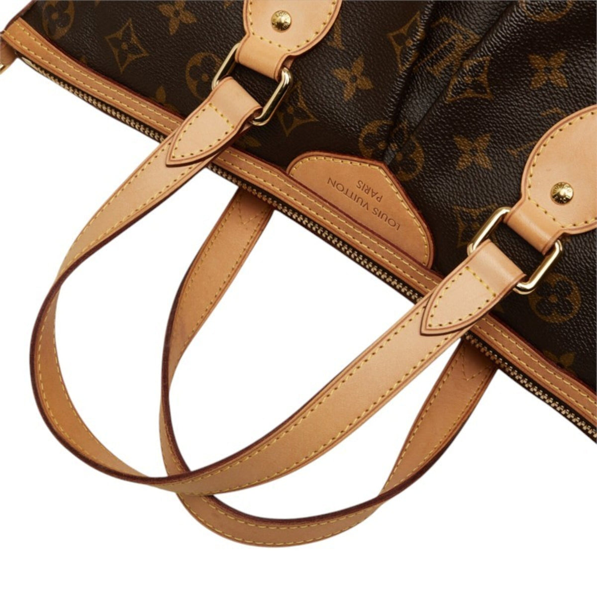 Louis Vuitton Monogram Brown Pvc Leather Handbag Shoulder Bag (Pre-Owned)