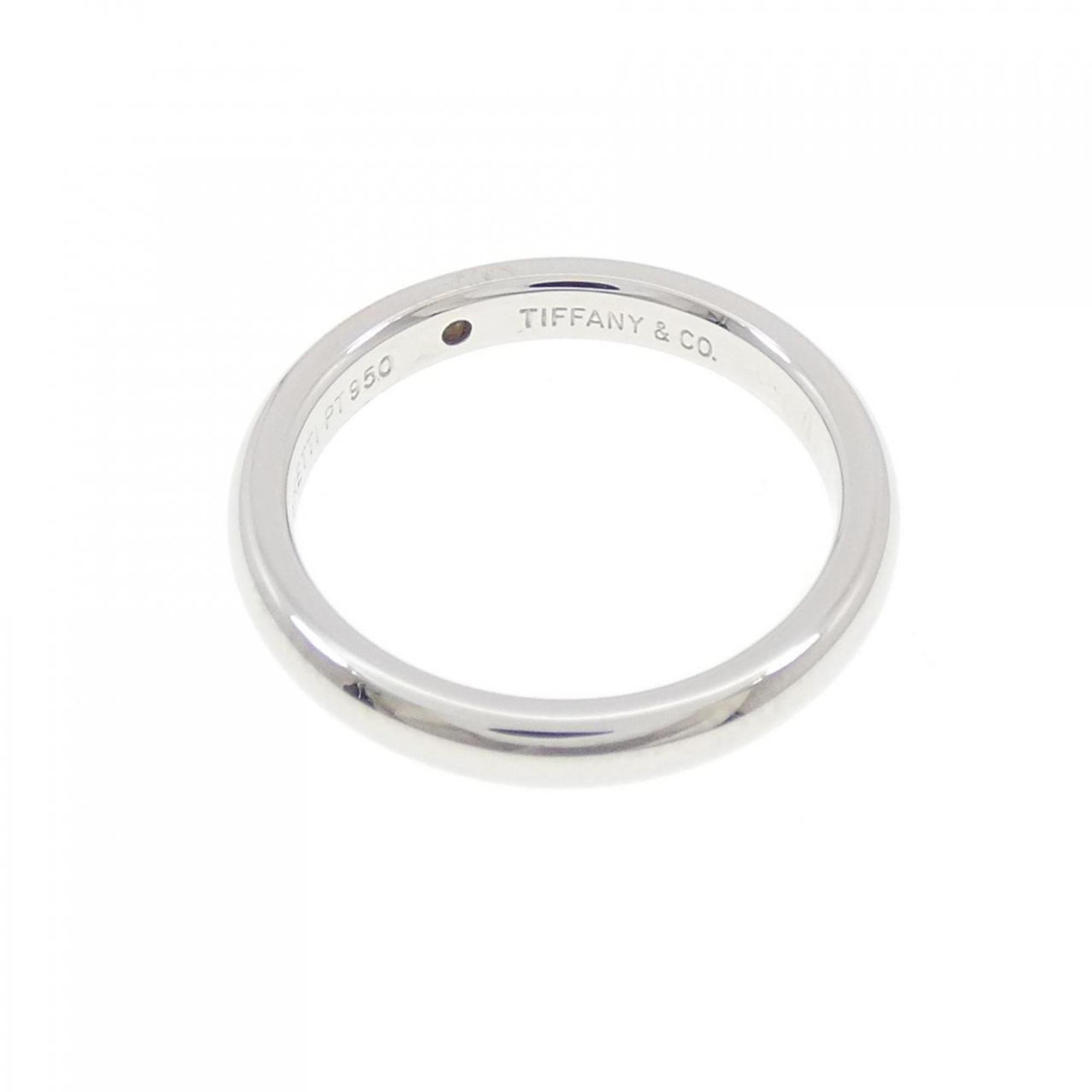 Tiffany Platinum Platinum 950 Band Ring (Pre-Owned)
