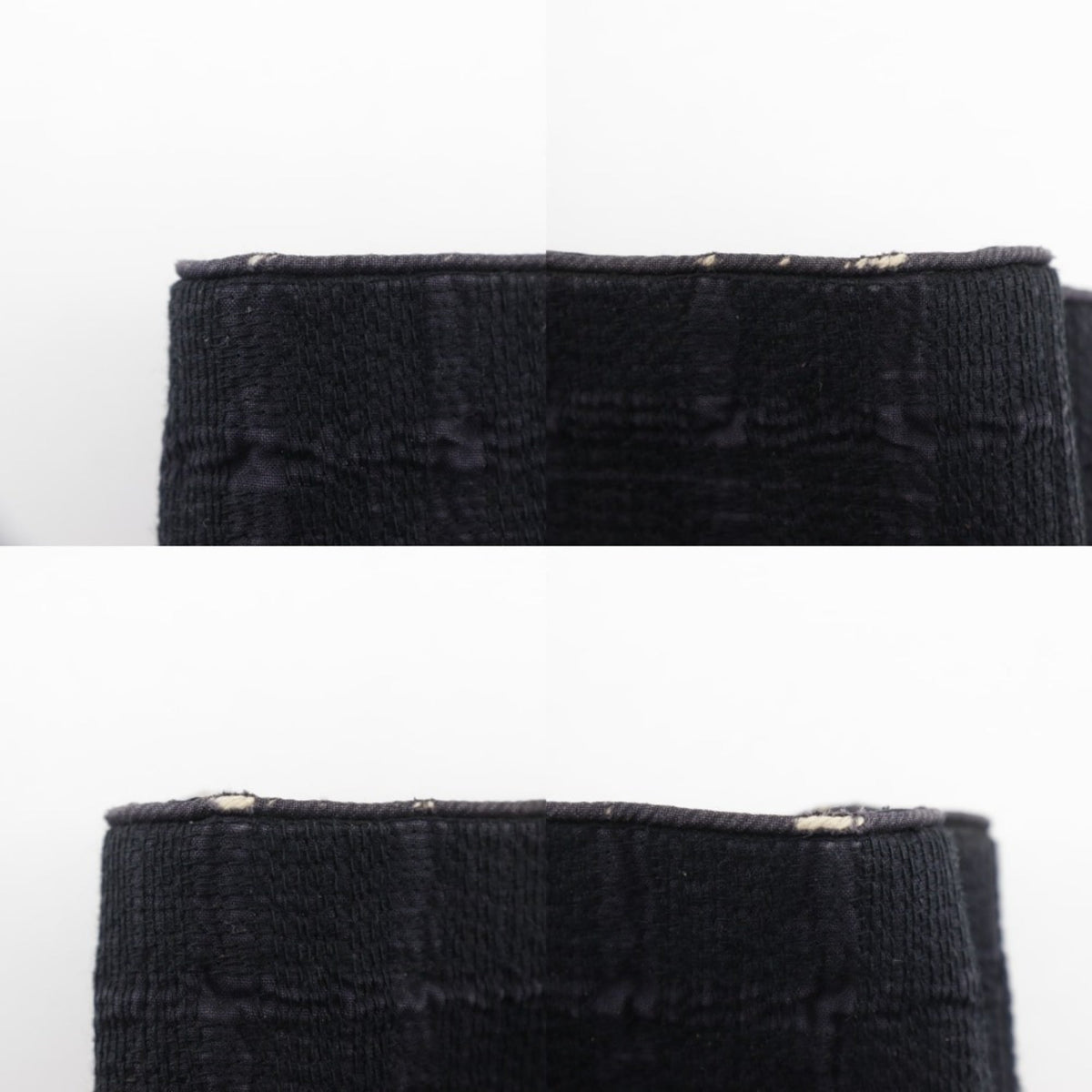 Hermes Ahmedabad Black Canvas Shoulder Bag (Pre-Owned)