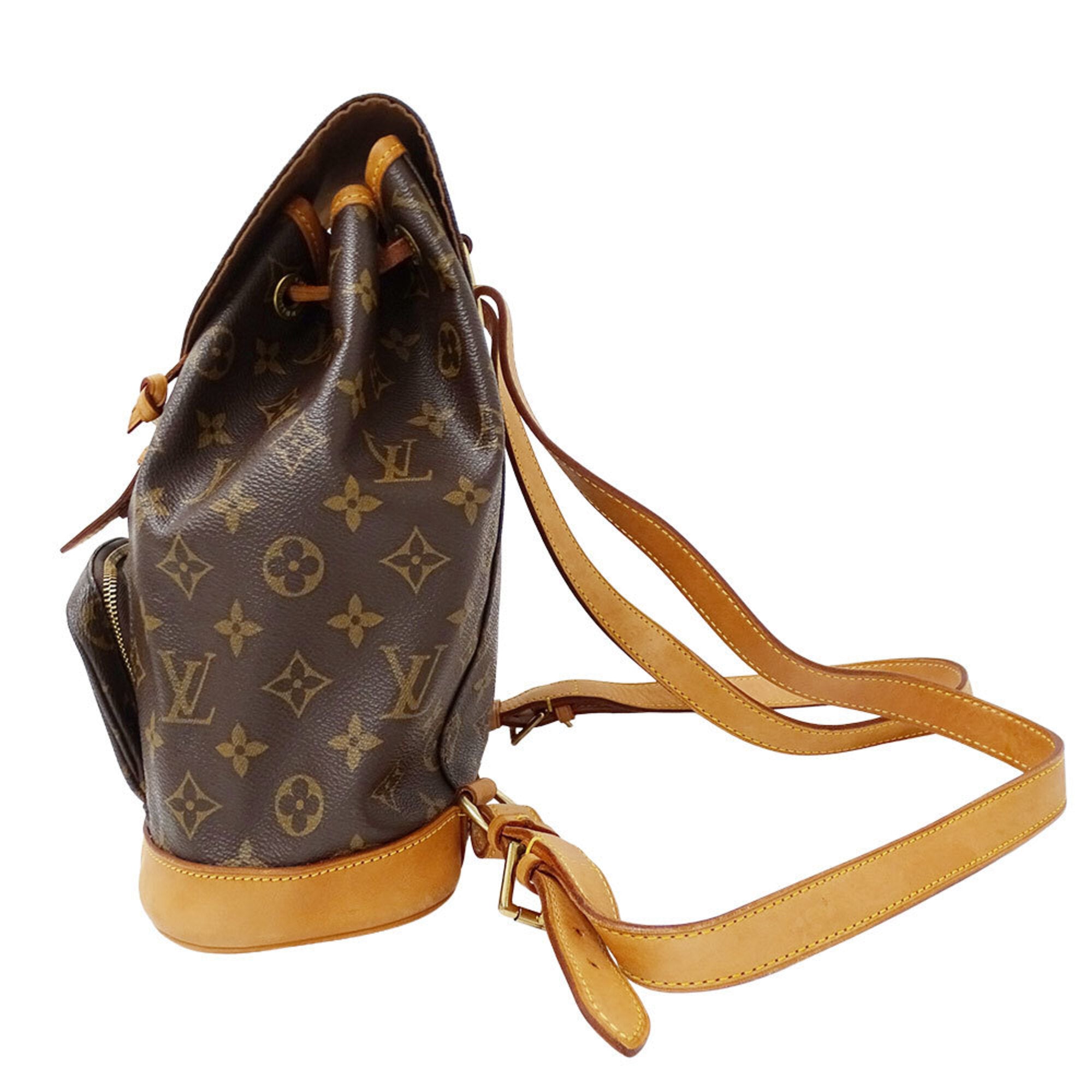 Louis Vuitton Brown Monogram Canvas Backpack (Pre-Owned)