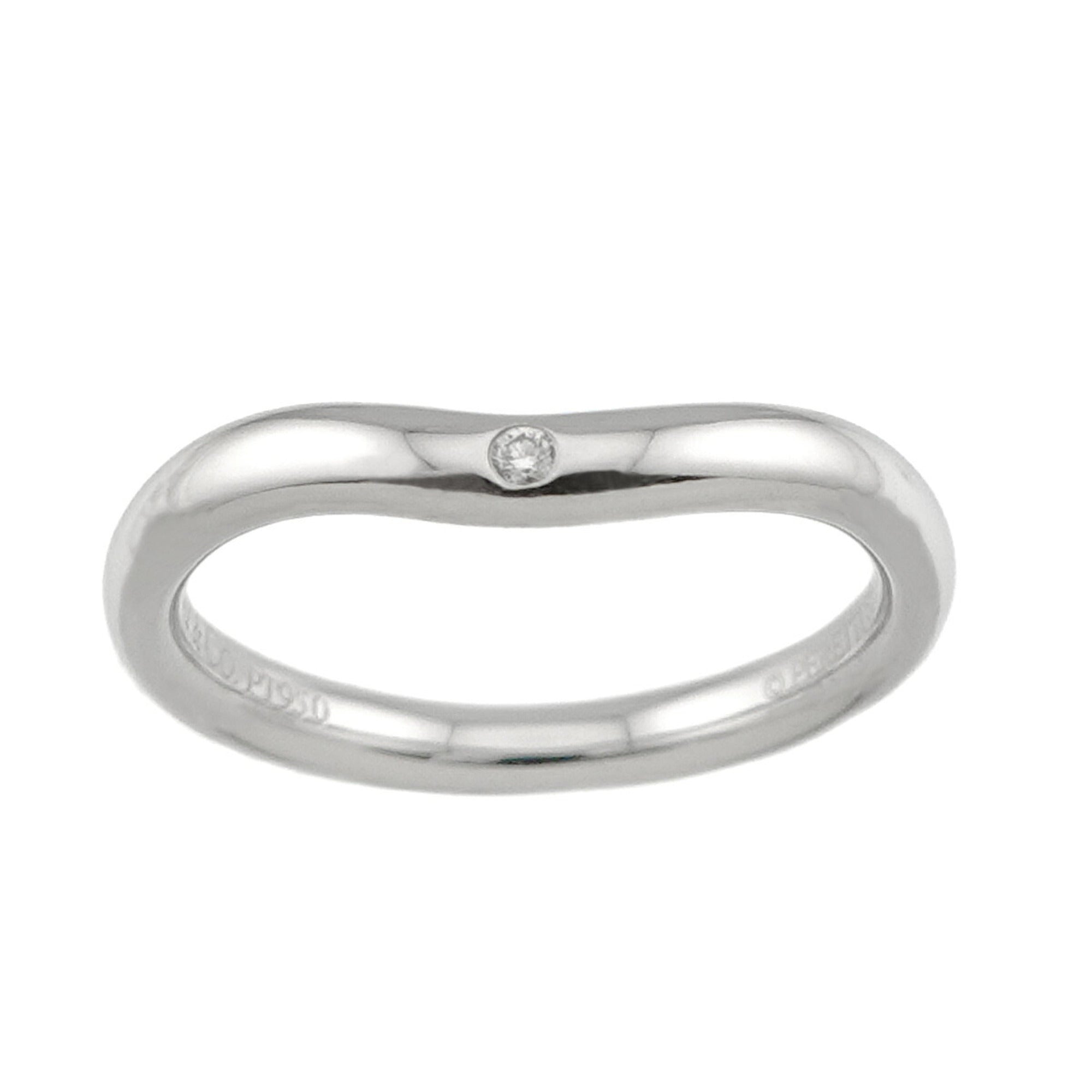 Tiffany Platinum 950 Band Ring (Pre-Owned)