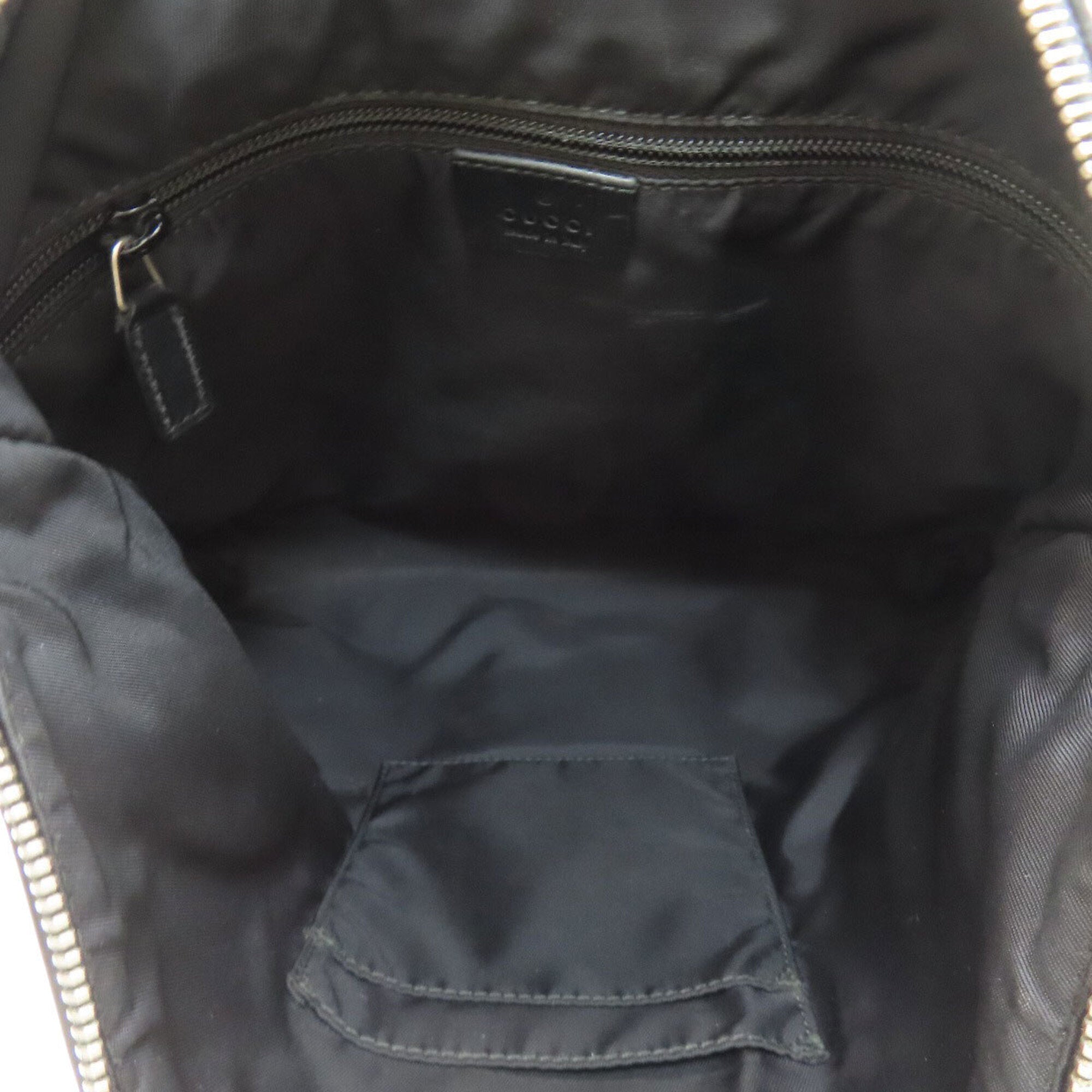 Gucci Black Canvas Shoulder Bag (Pre-Owned)
