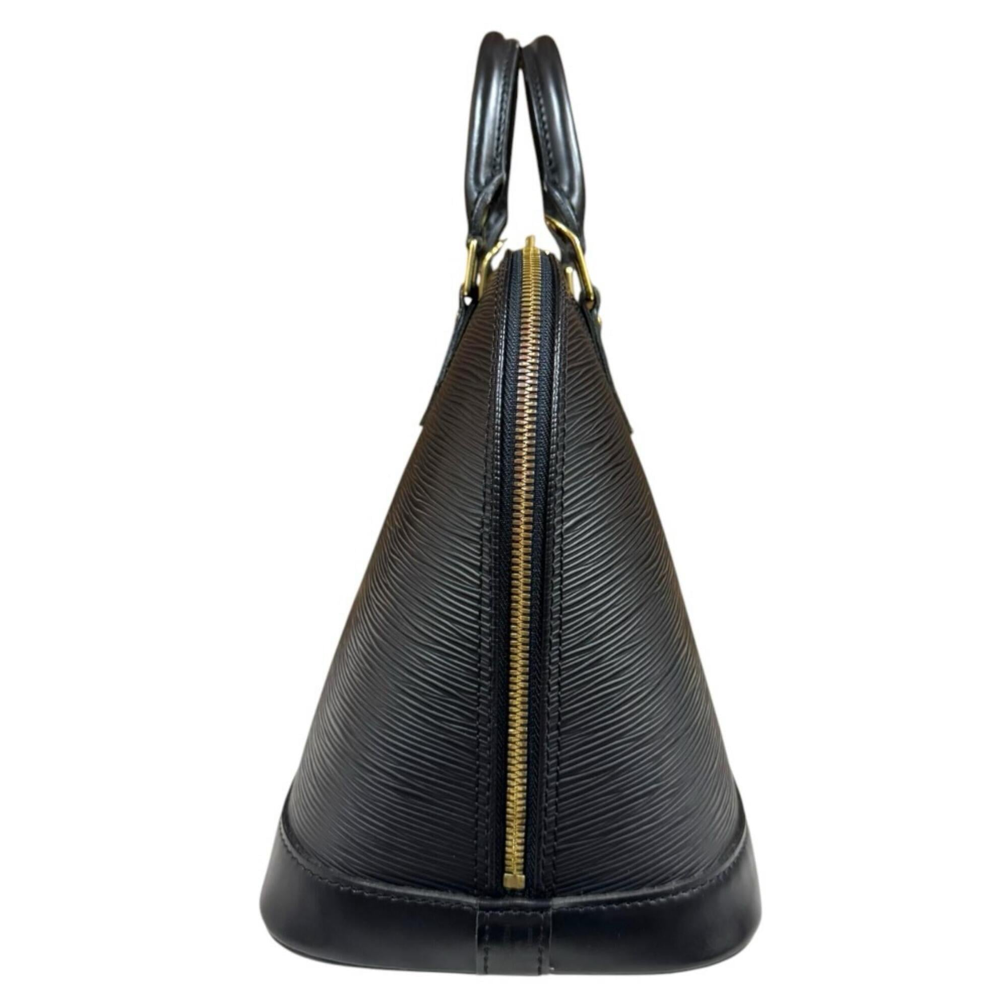 Louis Vuitton Epi Black Epi Leather Handbag (Pre-Owned)
